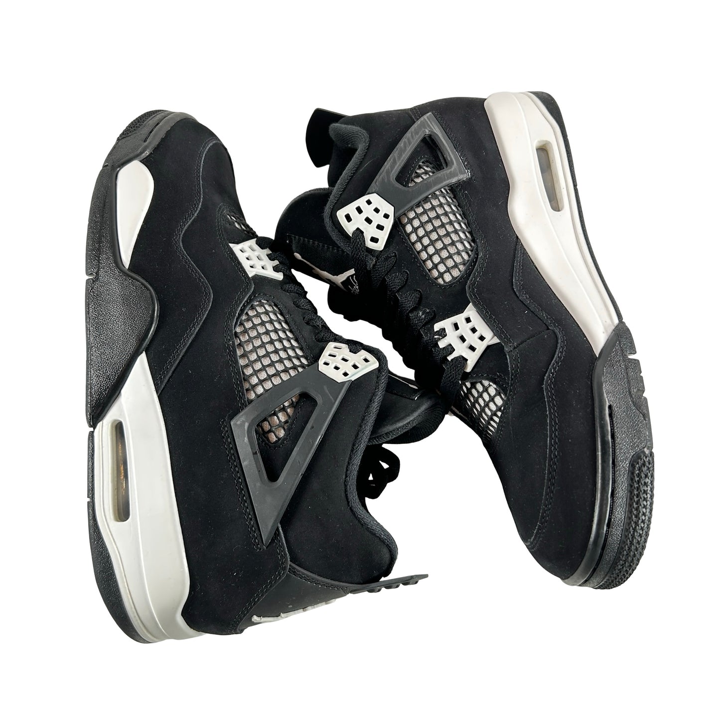 FQ8138 001  Jordan 4 Retro White Thunder [USED] - 9.5 M (Used9)