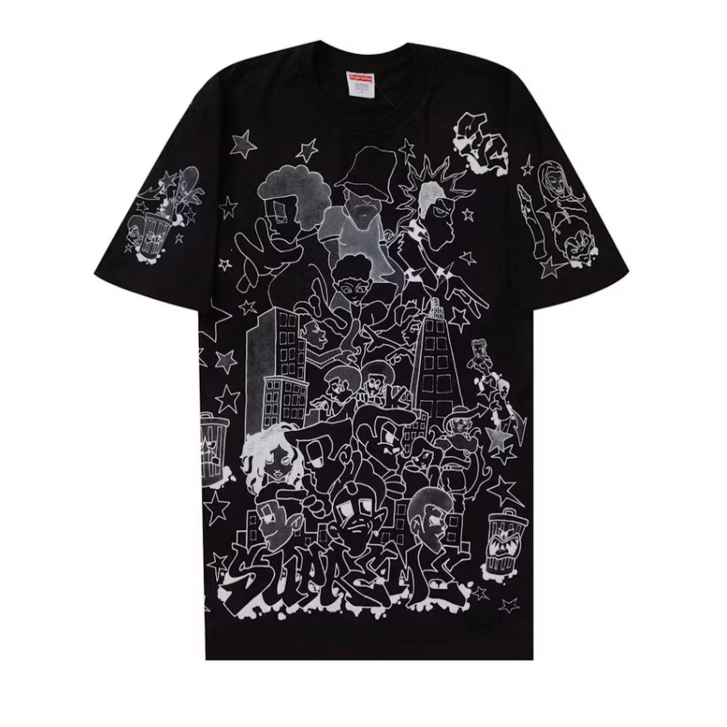 Supreme Downtown Tee Black [USED] - M (Used)