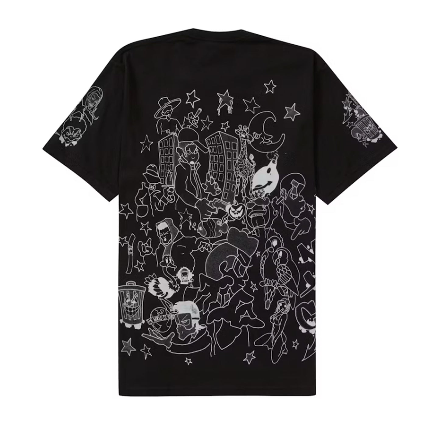 Supreme Downtown Tee Black [USED] - M (Used)