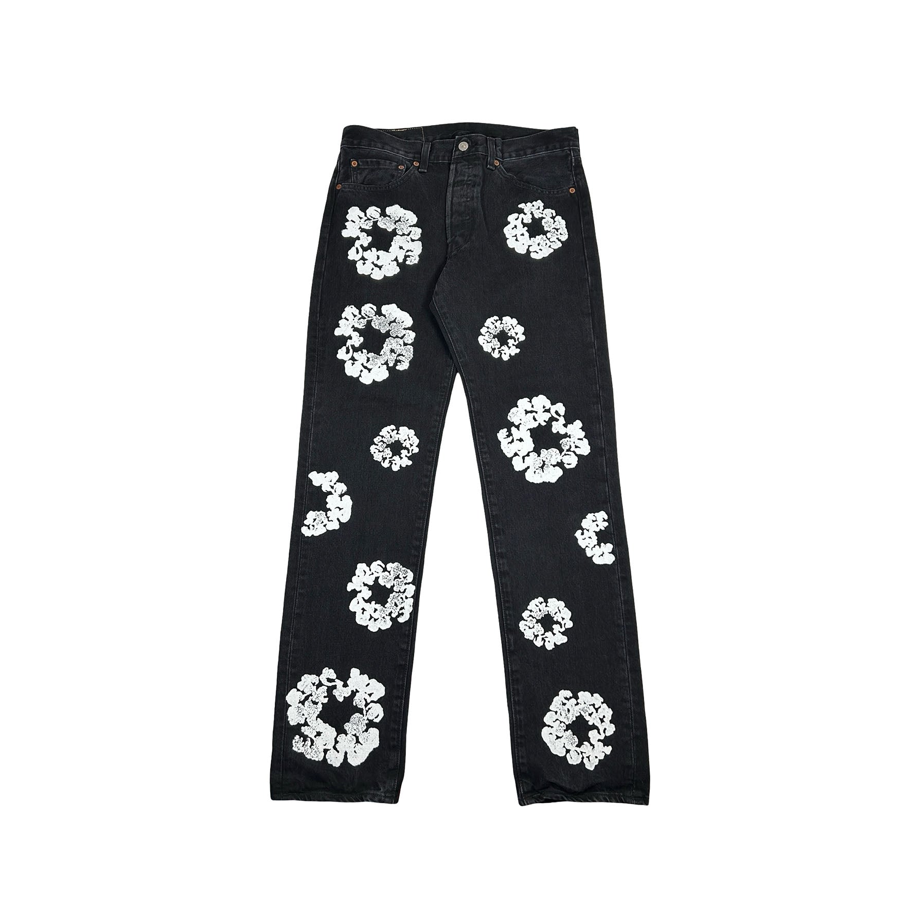 Denim Tears x Levi's Cotton Wreath Jean Black [USED] - 32 x 32