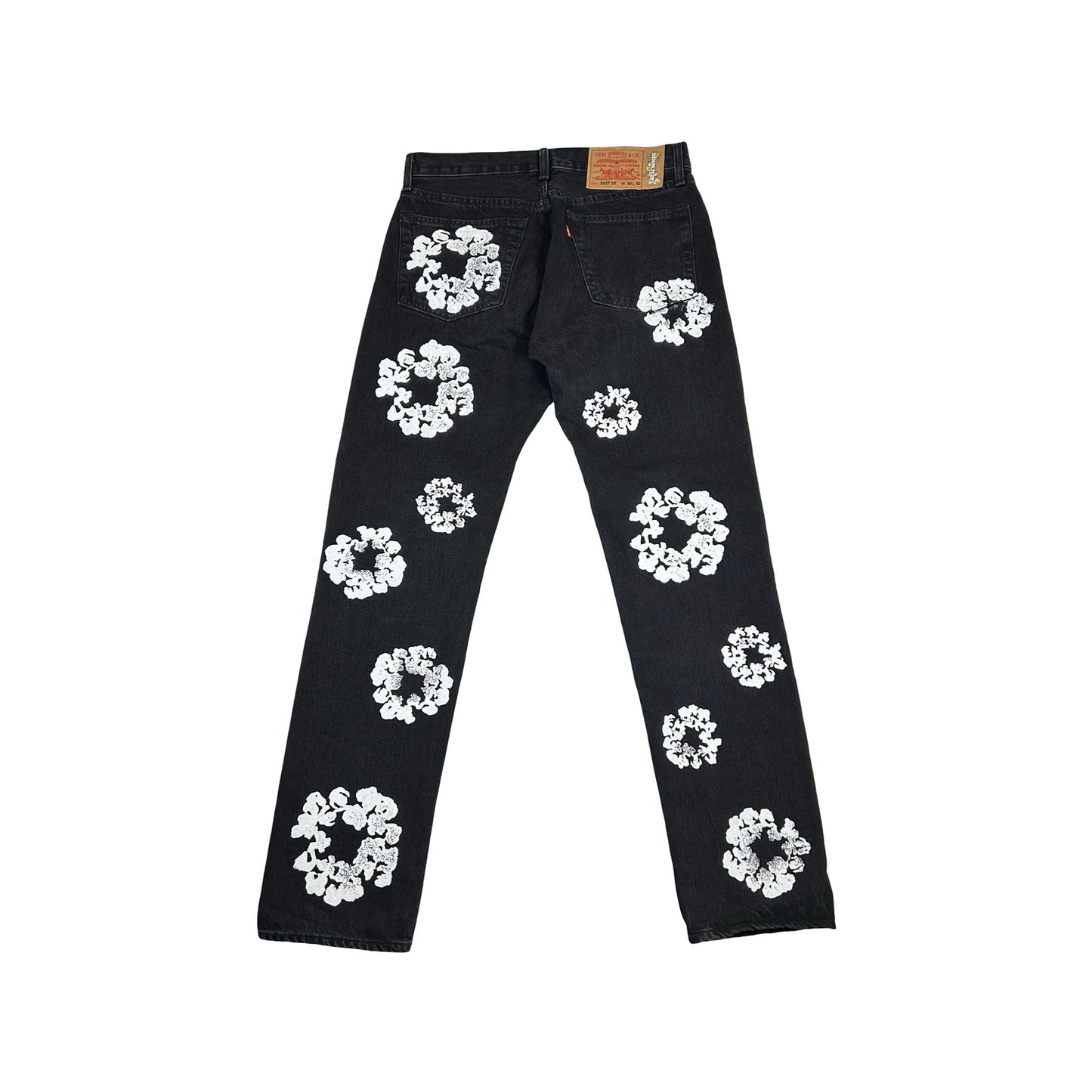 Denim Tears x Levi's Cotton Wreath Jean Black [USED] - 32 x 32 (Used2)