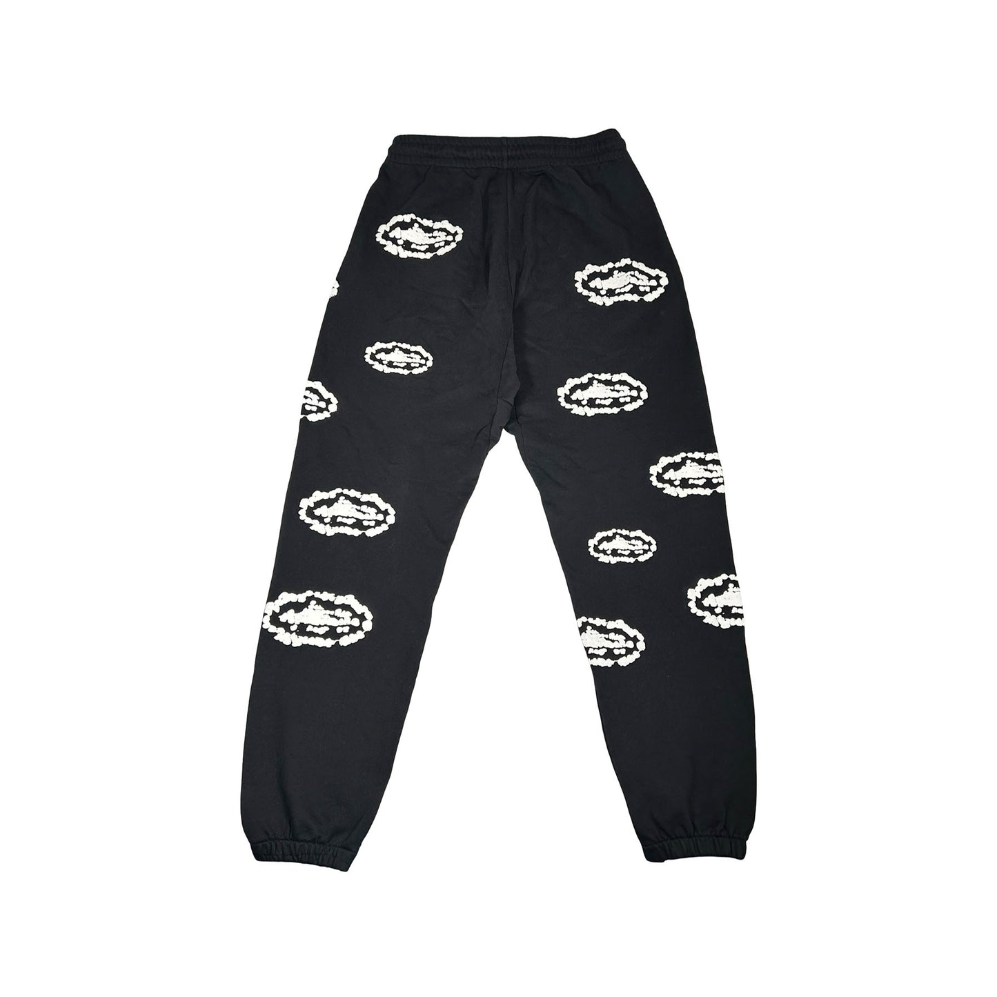 Corteiz x Denim Tears Island Wreath Sweatpant Black [USED] - M (Used)