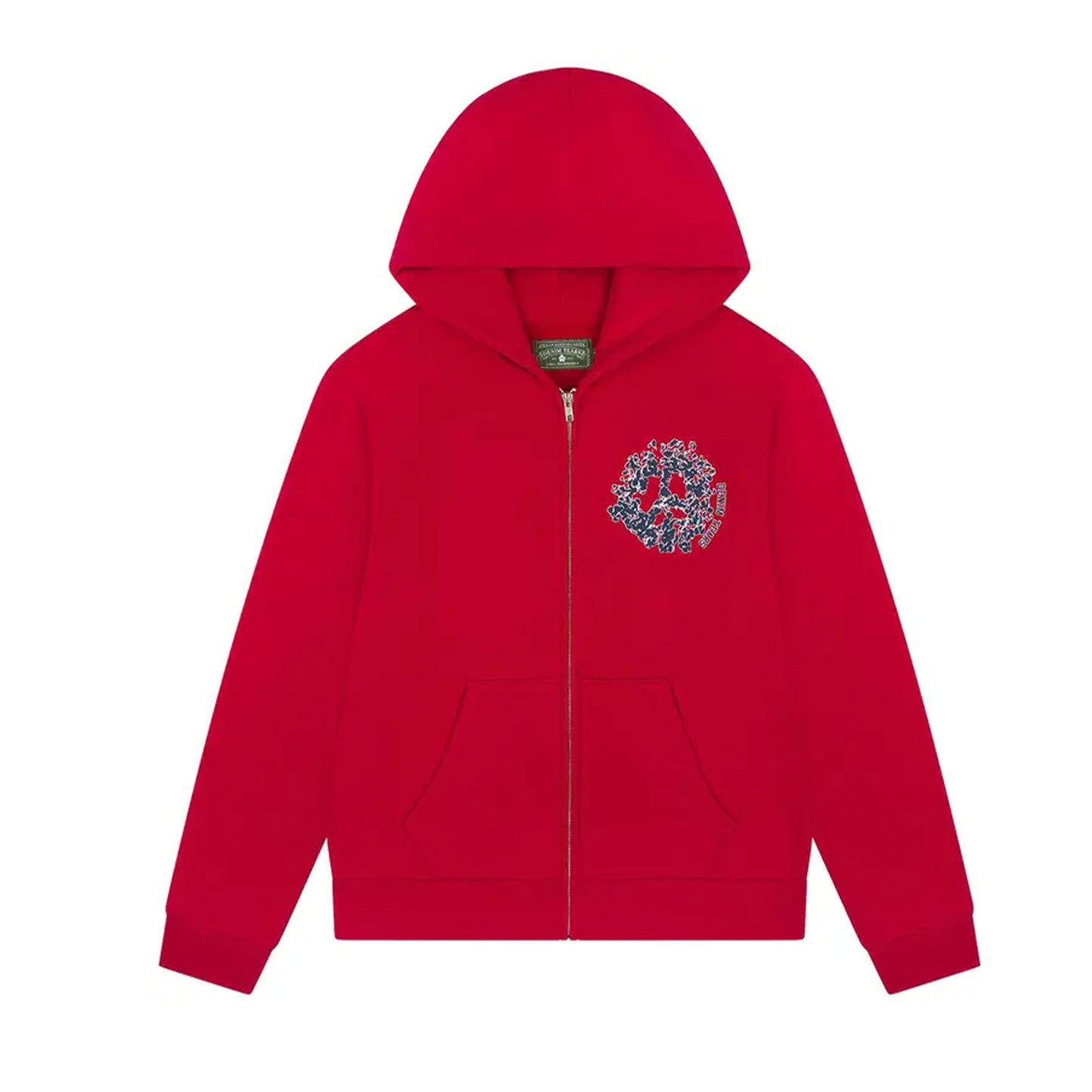 Denim Tears Denim University Zip Hoodie Red/Navy