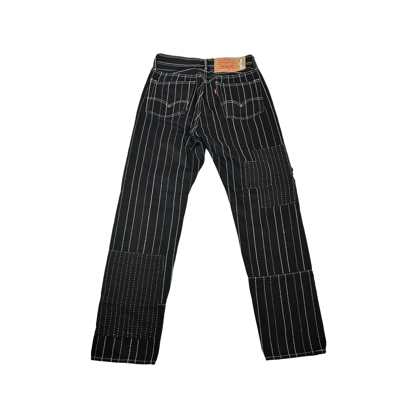 Denim Tears Peace Patchwork 501 Pant Black [USED] - 30 (Used)