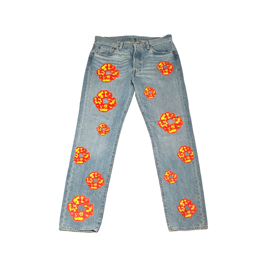 Denim Tears x Offset 501 Jeans Light Wash [USED] - 33 x 32 (Used2)