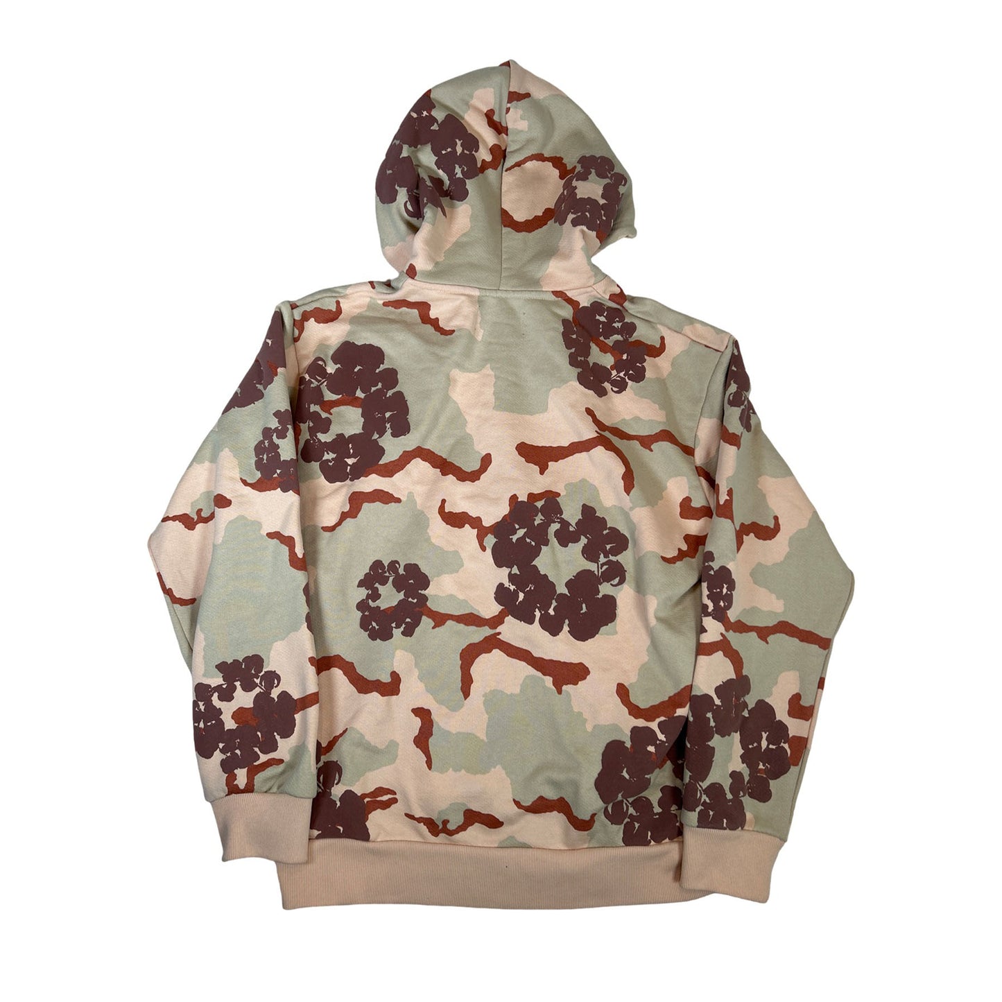 Denim Tears The Cotton Wreath Zip Sweatshirt Tan Camo [USED] - S (Used)