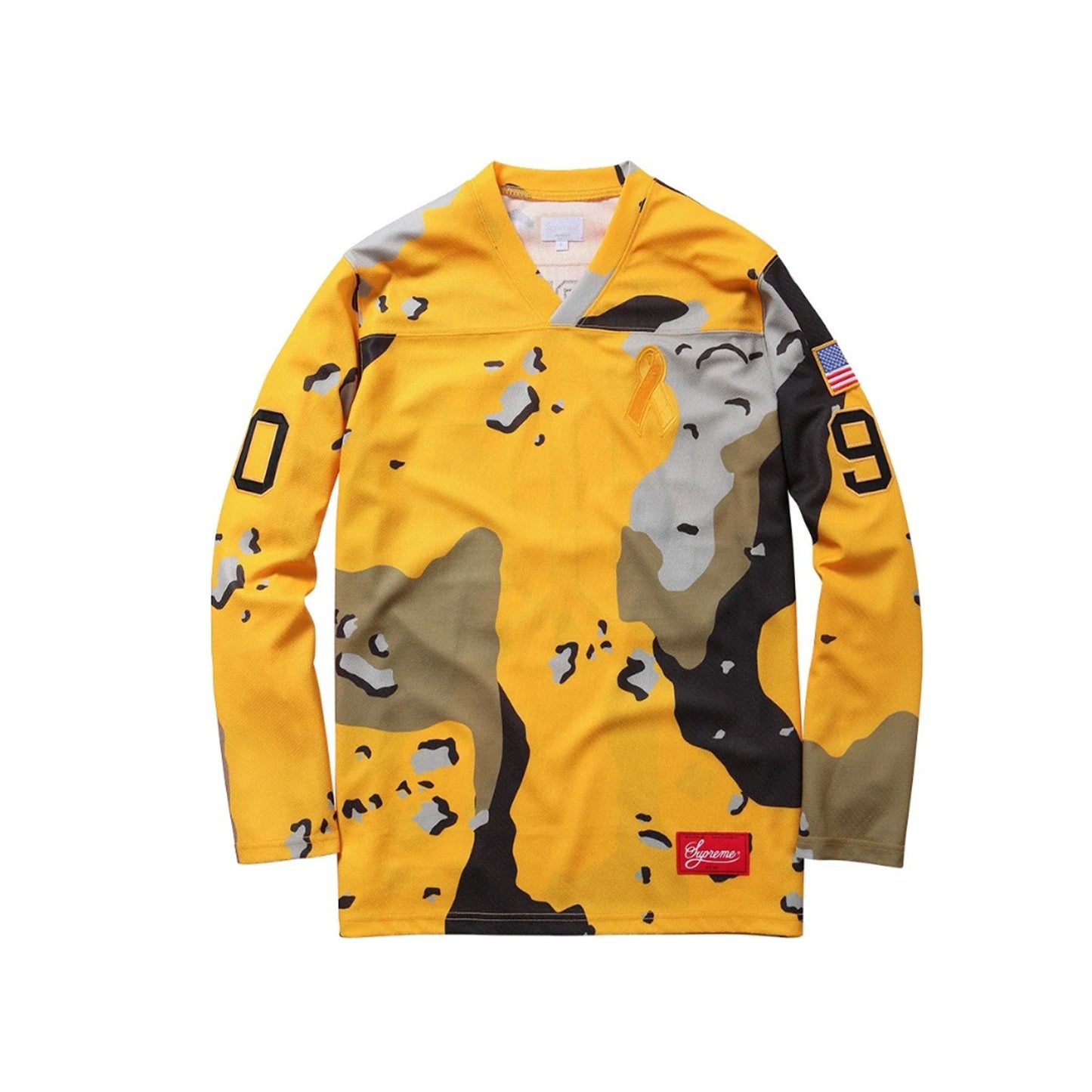 Desert Camo Hockey Top Yellow [USED] - L (Used)