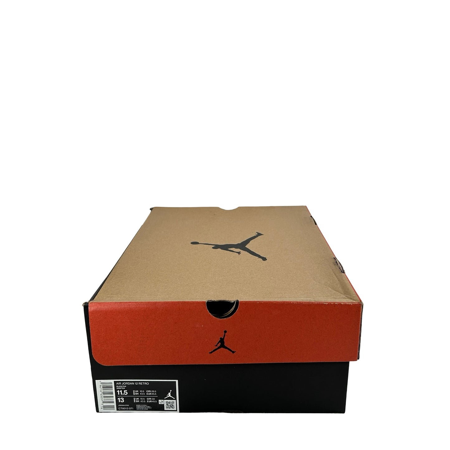 CT8013 071 Jordan 12 Retro Black Taxi [USED] - 11.5 M (Used)