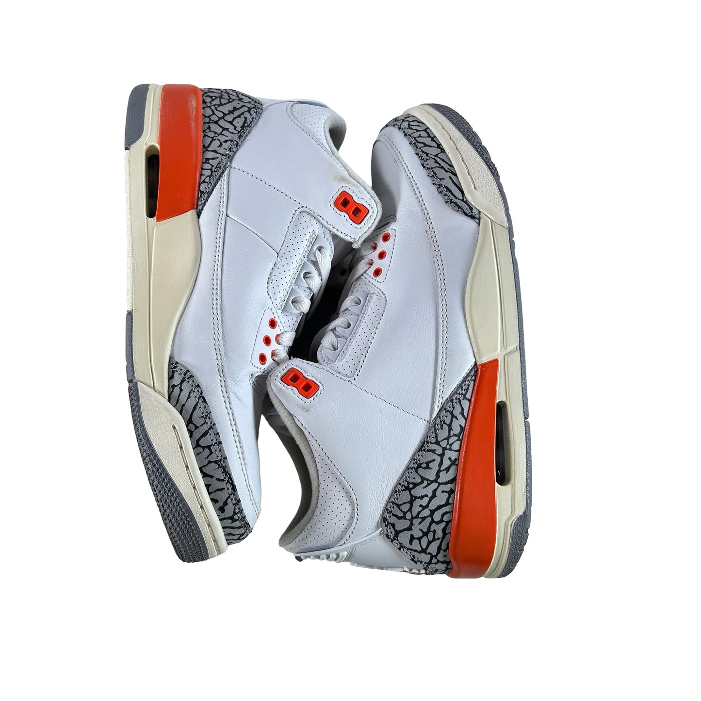 CK9246 121 Jordan 3 Retro Georgia Peach (Women's) [USED] - 9.5 W (Used)
