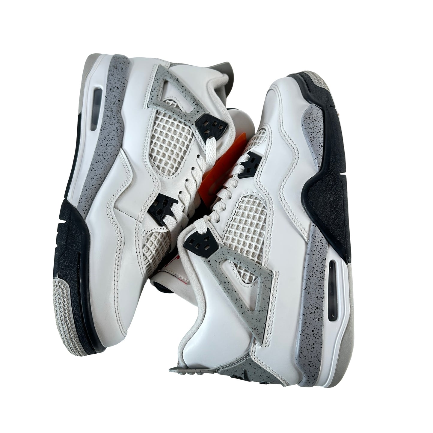 IB4171 100 Jordan 4 Retro White Cement (2025) (GS) [USED] - 7 Y (Used5)