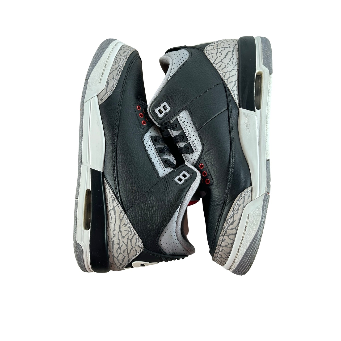 DM0967 010 Jordan 3 Retro Black Cement (2024) (GS) [USED] - 6.5 Y (Used2) (No Box2)