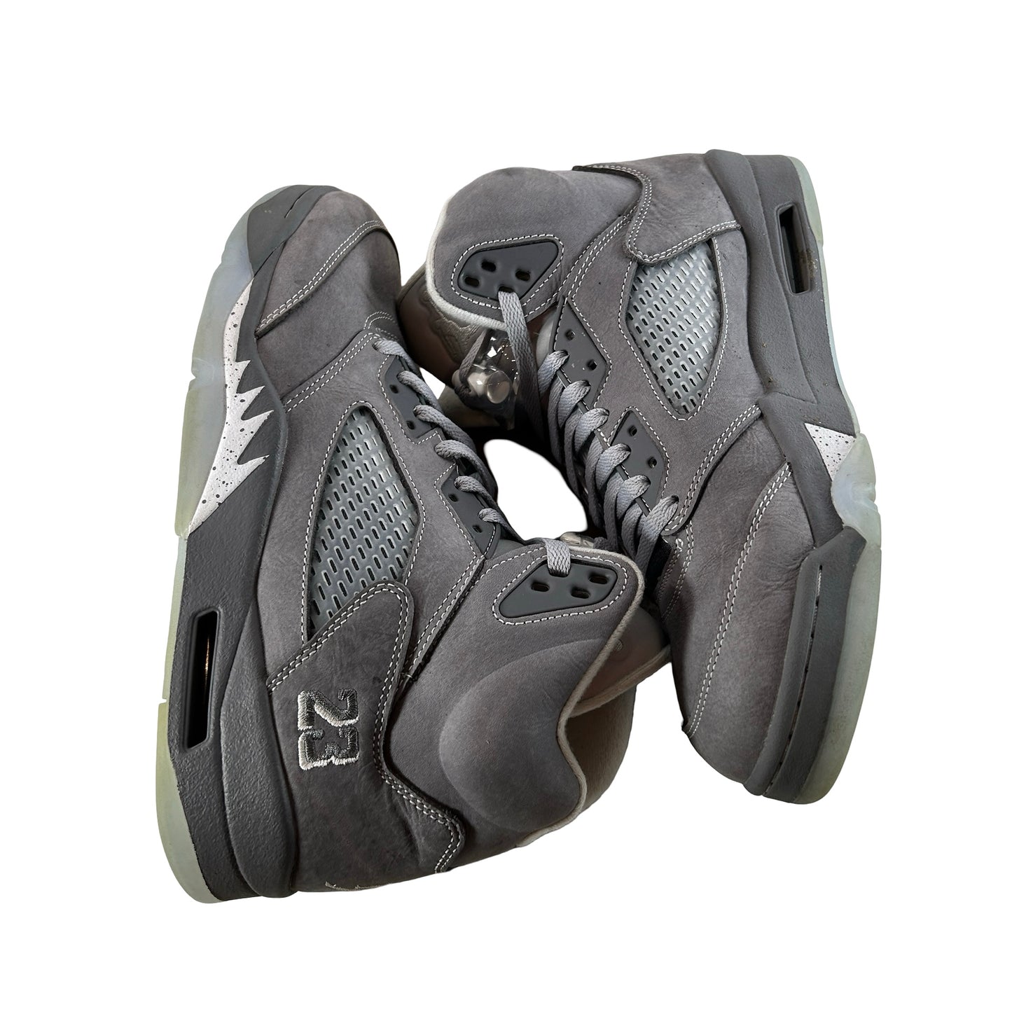 DD0587 002 Jordan 5 Retro Wolf Grey (2026) [USED] - 9.5 M (Used5)