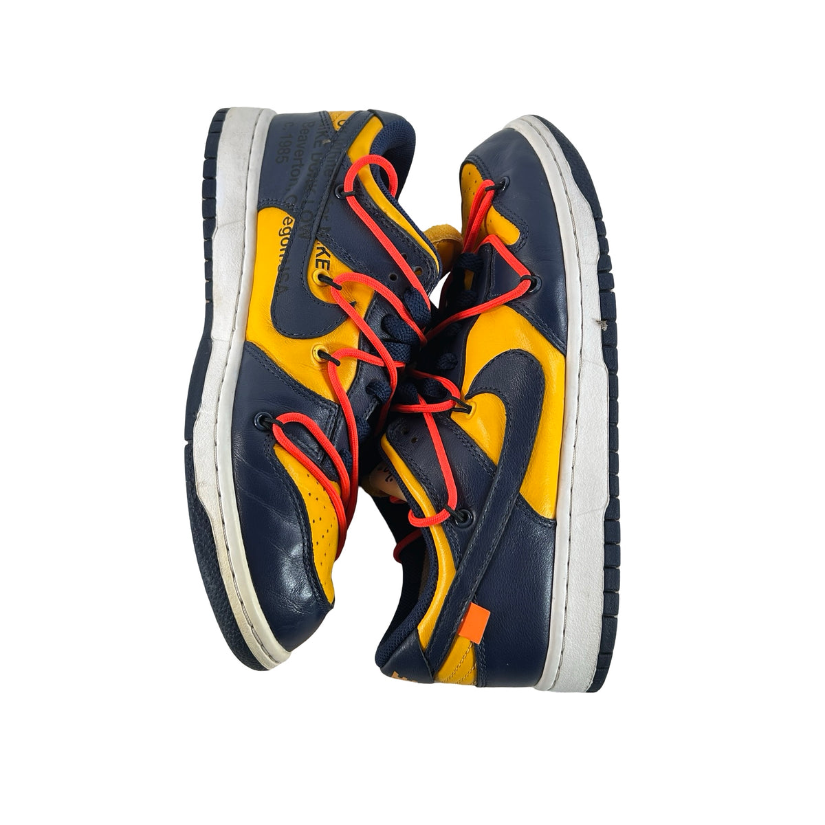 CT0856 700 Dunk Low Off-White University Gold [USED] - 8 M (Used)