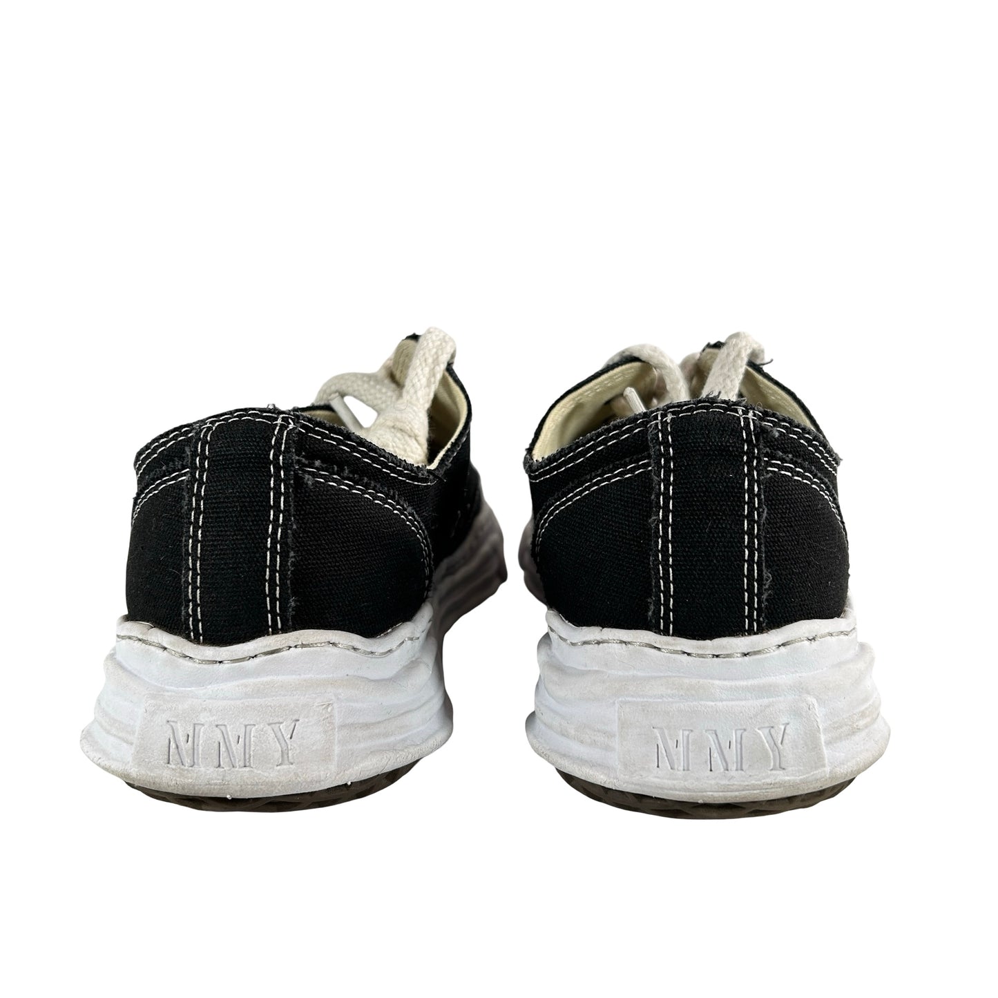 A01FW702 Maison Mihara Yasuhiro Hank OG Sole Canvas Low Black [USED] - 12 M (Used)