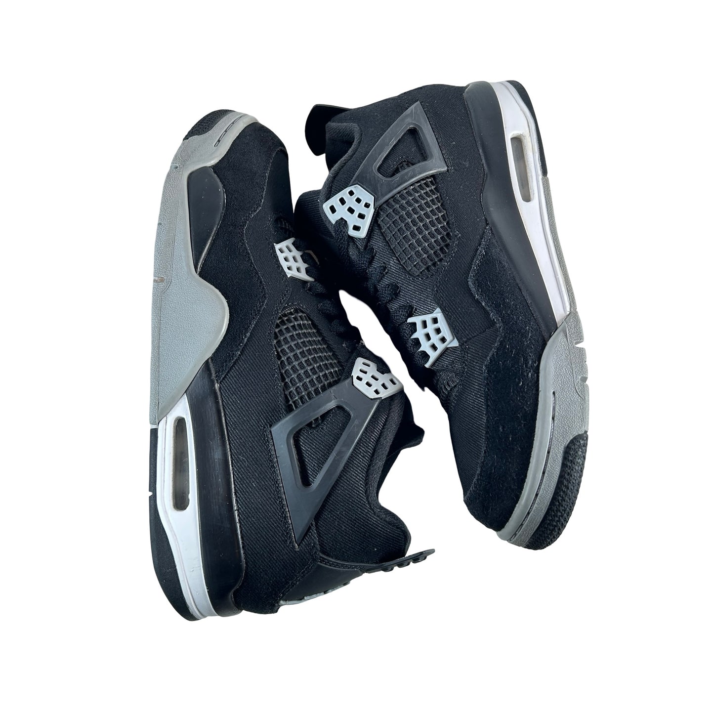 DH7138 006 Jordan 4 Retro SE Black Canvas [USED] - 9 M (Used3)