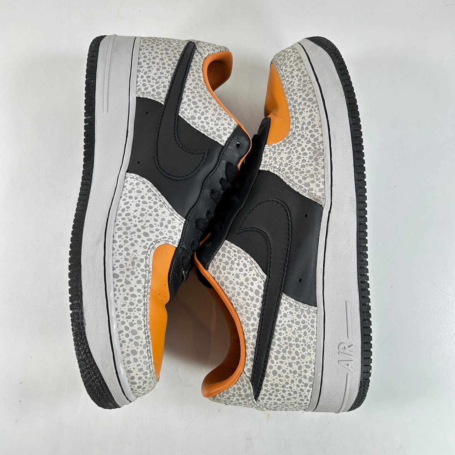 318776 801 Nike Air Force 1 Low Supreme Safari [USED] - 11 M (Used) (No Box)