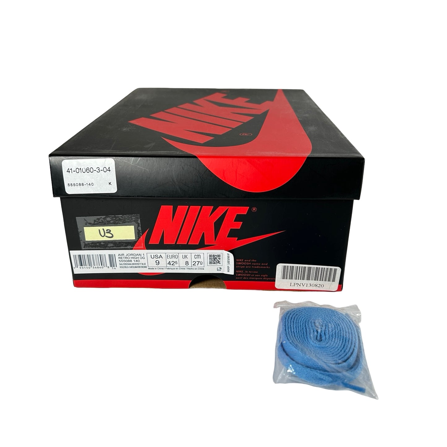 555088 140 Jordan 1 Obsidian UNC [USED] - 9 M (Used3)