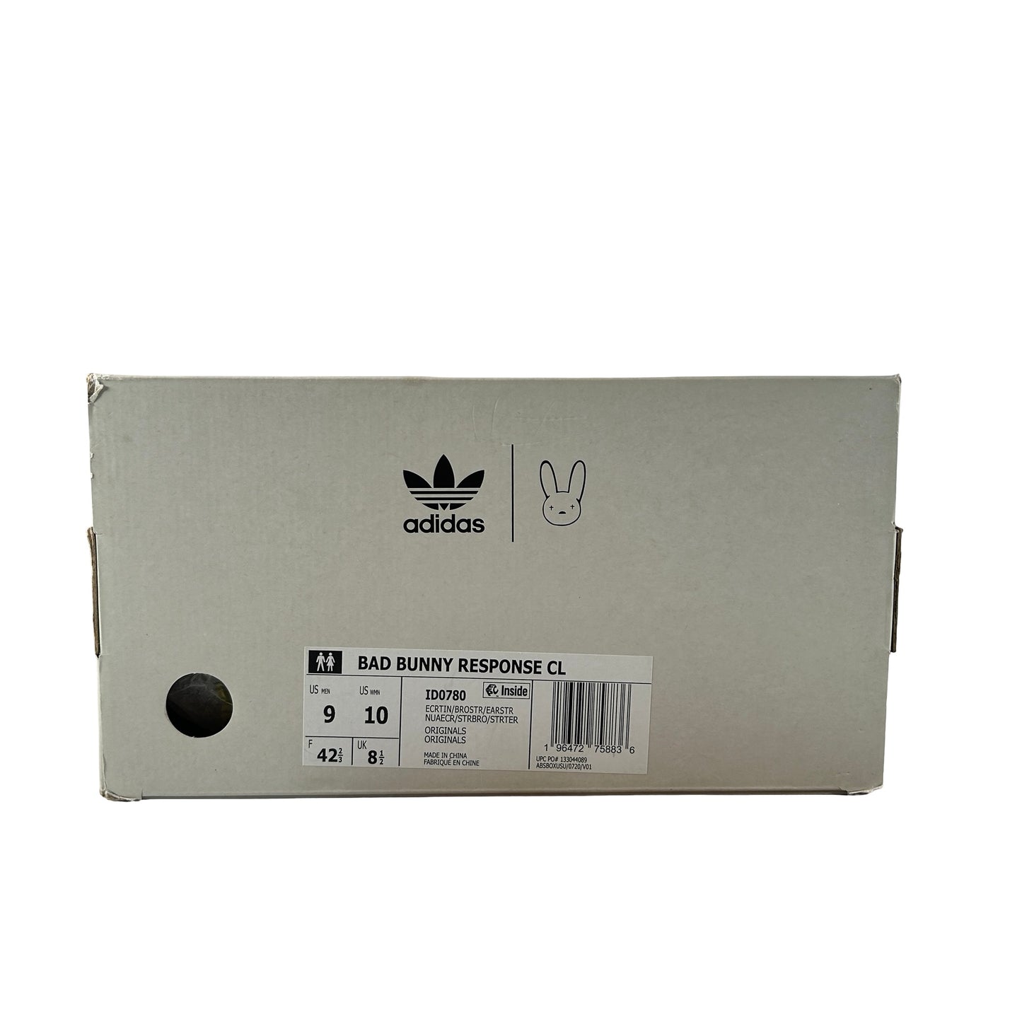 ID0780 adidas Response CL Bad Bunny Paso Fino [USED] - 9 M (Used)