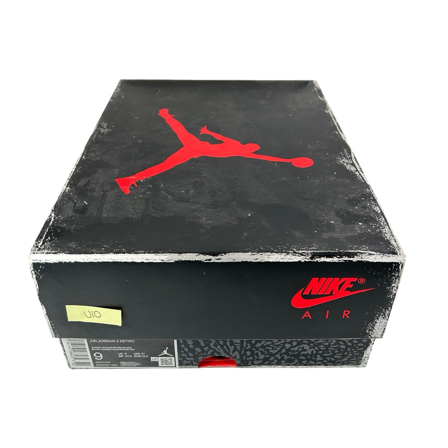DN3707 100 Jordan 3 Retro White Cement Reimagined [USED] - 9 M (Used10)