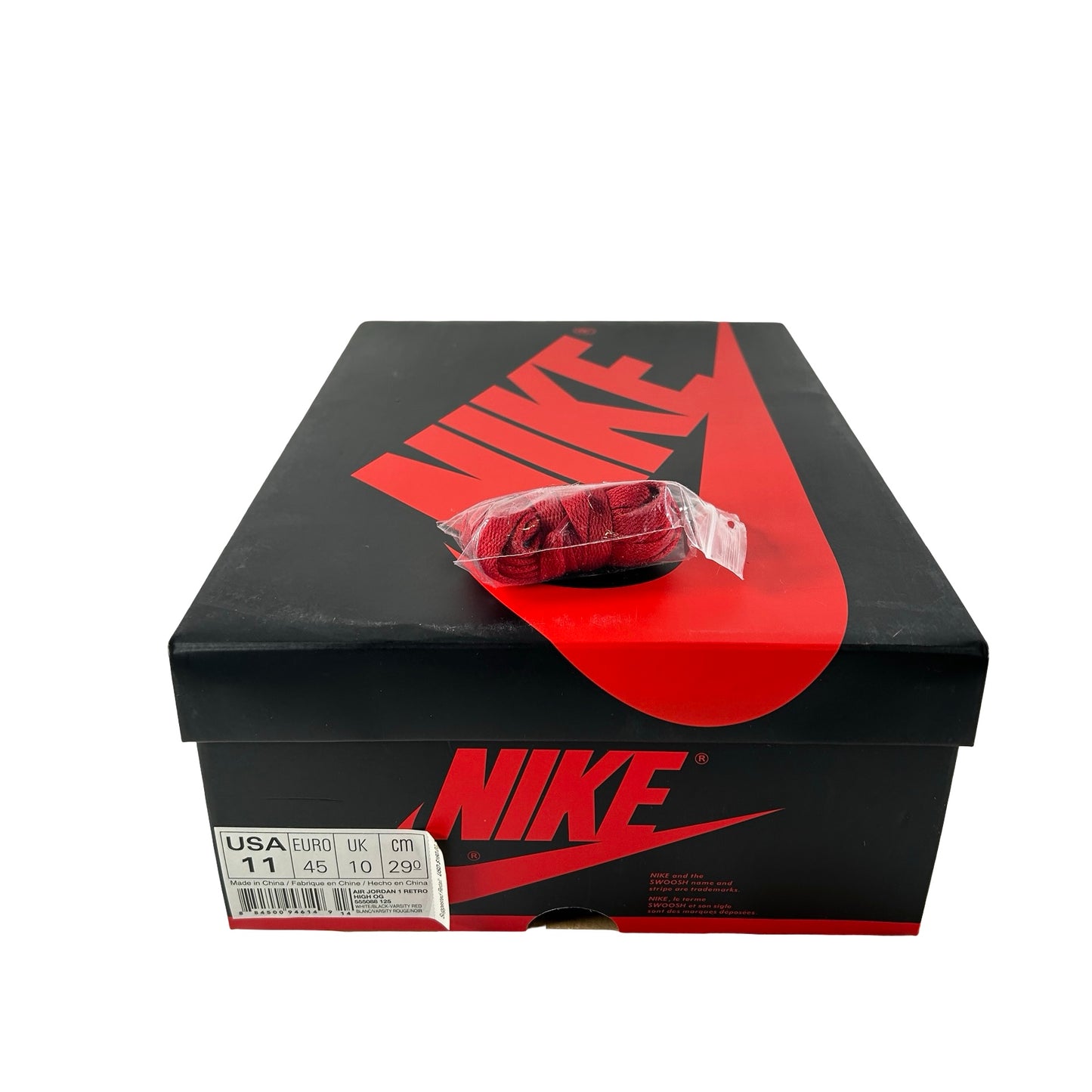 555088 125 Jordan 1 Retro Black Toe (2016) [USED] - 11 M (Used)