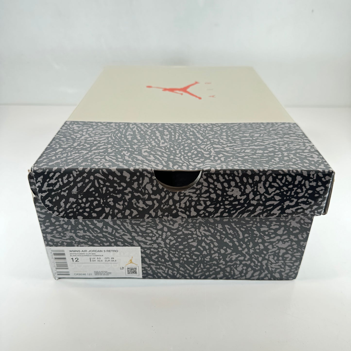 CK9246 121 Jordan 3 Retro Georgia Peach (Women's) [USED] - 12 W (Used)