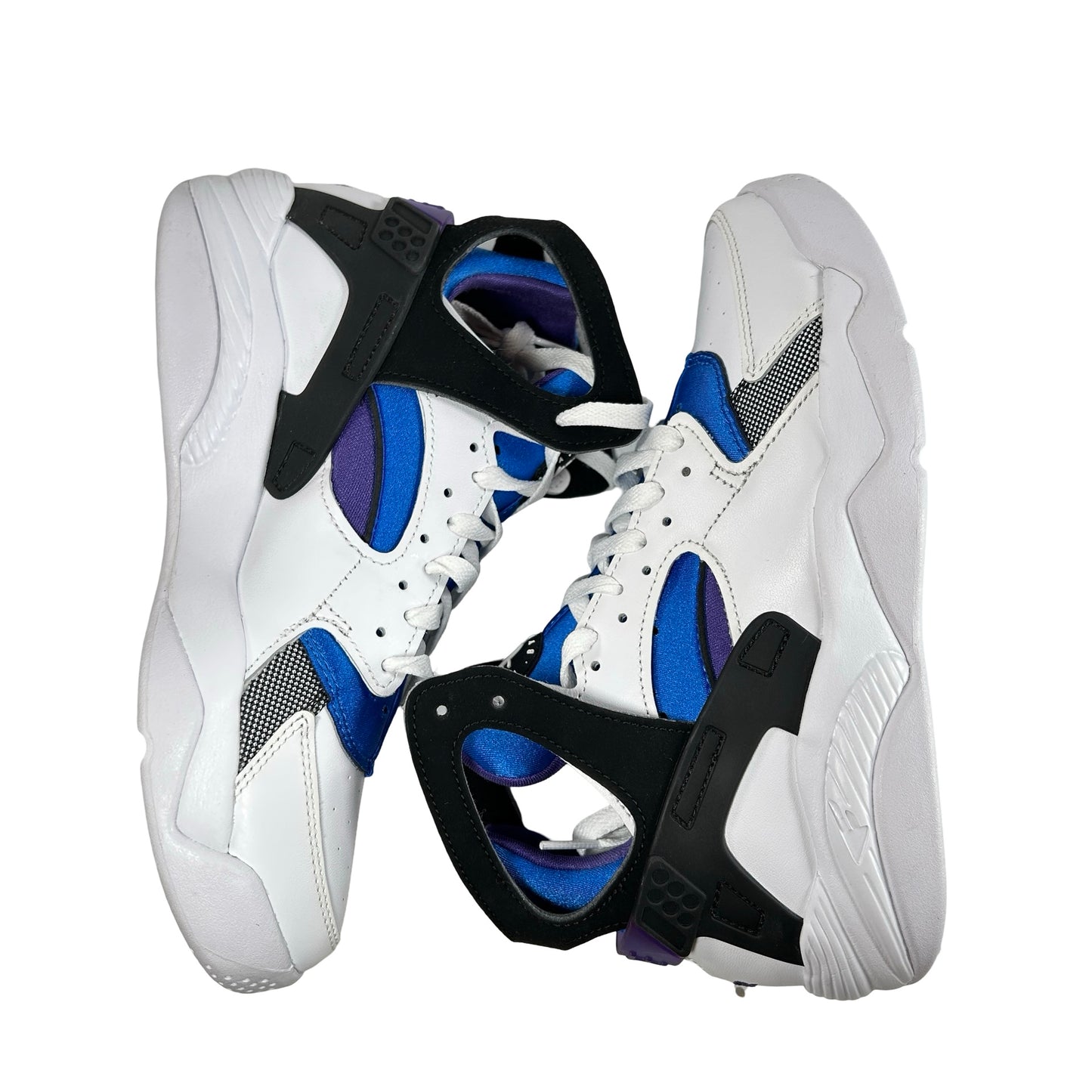 FD0183 101 Nike Air Flight Huarache OG White Varsity Purple (2023) [CONDITIONAL] - 7 M (Yellowing)