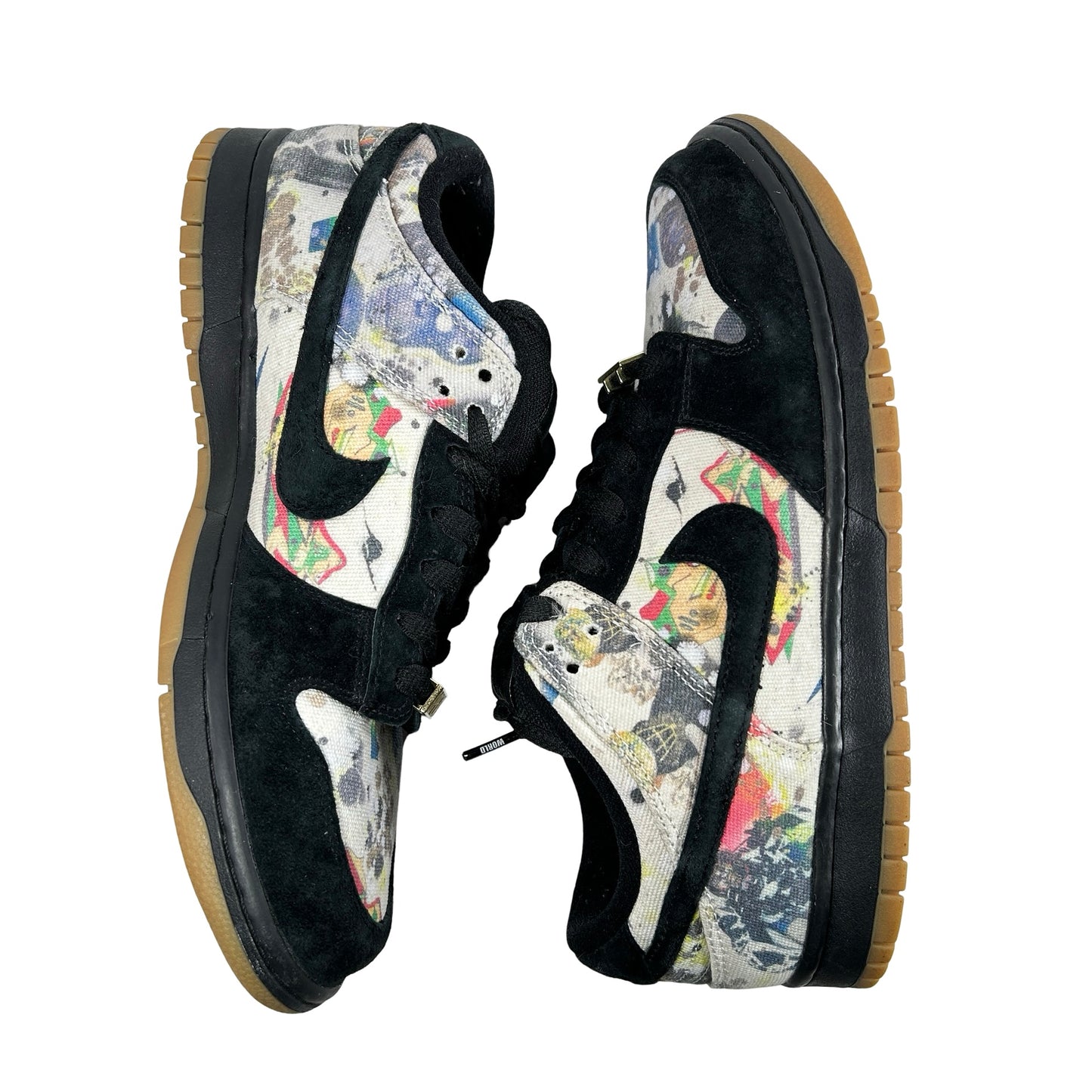 FD8778 001 Nike SB Dunk Low Supreme Rammellzee [USED] - 10 M (Used3)