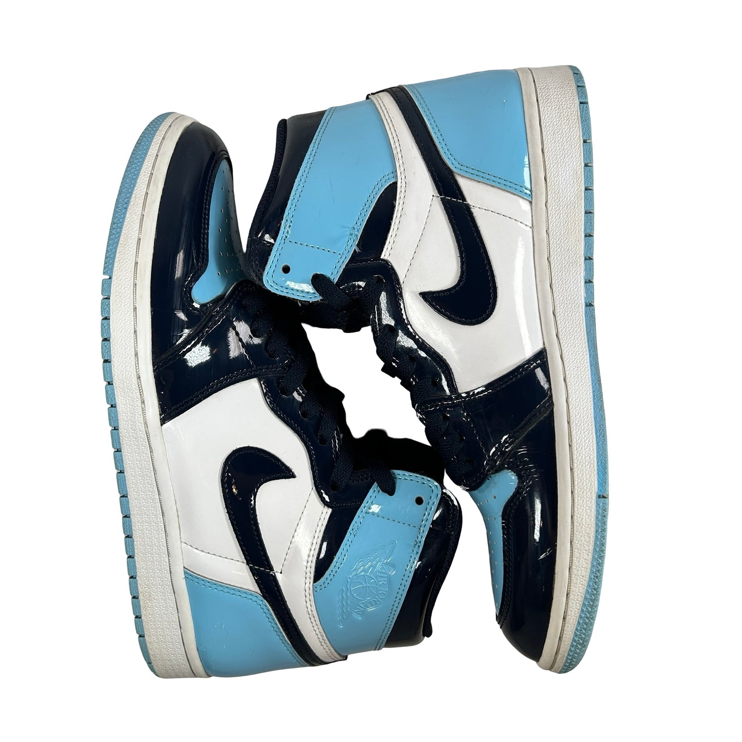 CD0461 401 Jordan 1 Retro High UNC Patent (Women's) [USED] - 9.5 W (Used)