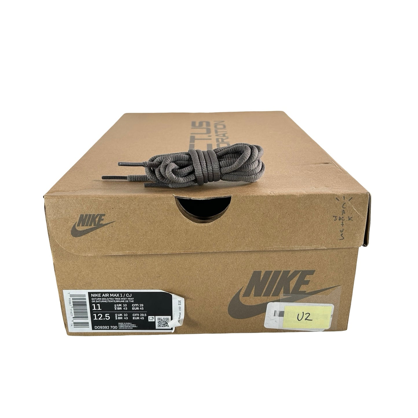 DO9392 700 Nike Air Max 1 Travis Scott Cactus Jack Saturn Gold [USED] - 11 M (Used2)