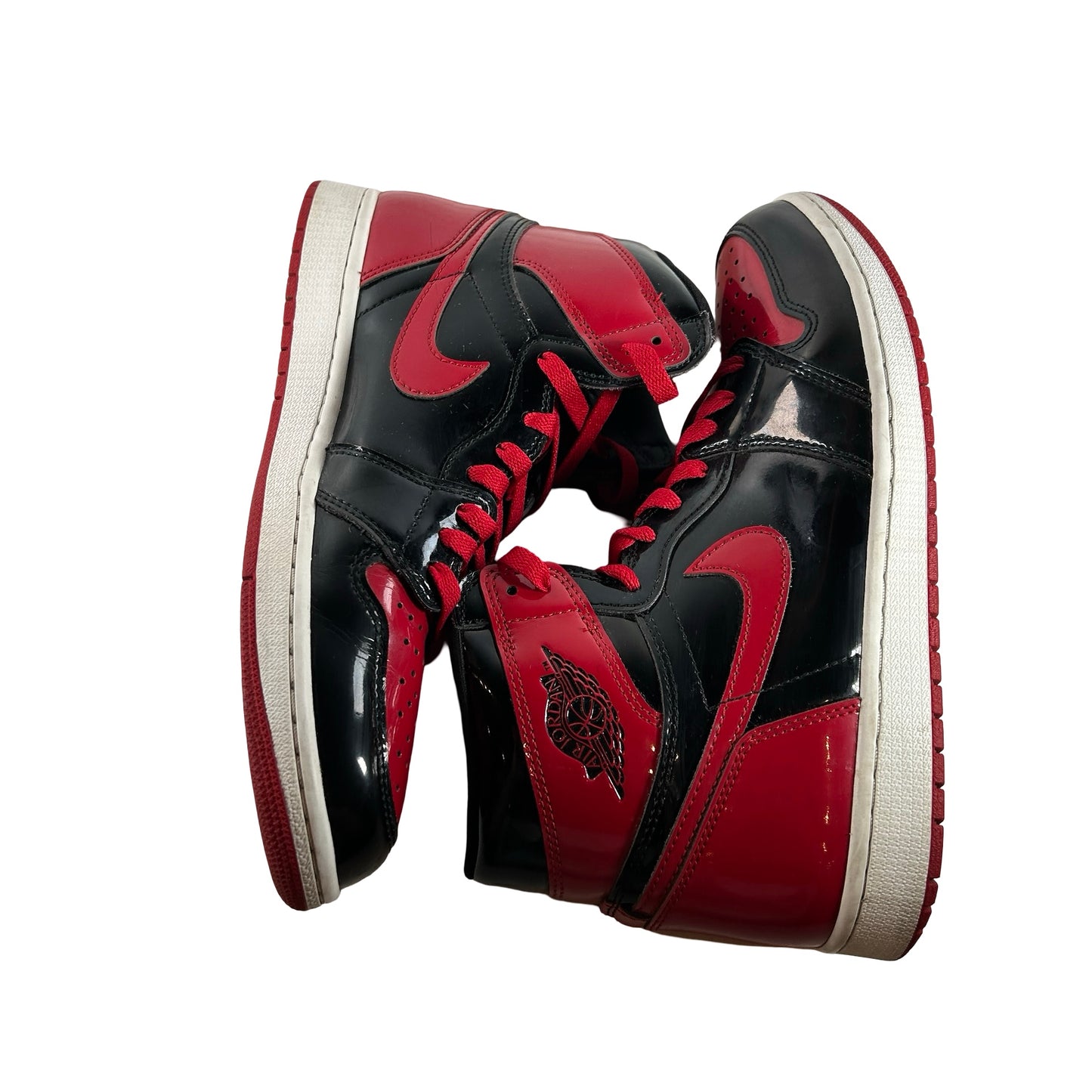555088 063 Jordan 1 Retro High OG Patent Bred [USED] - 10.5 M (Used3) (No Box3)