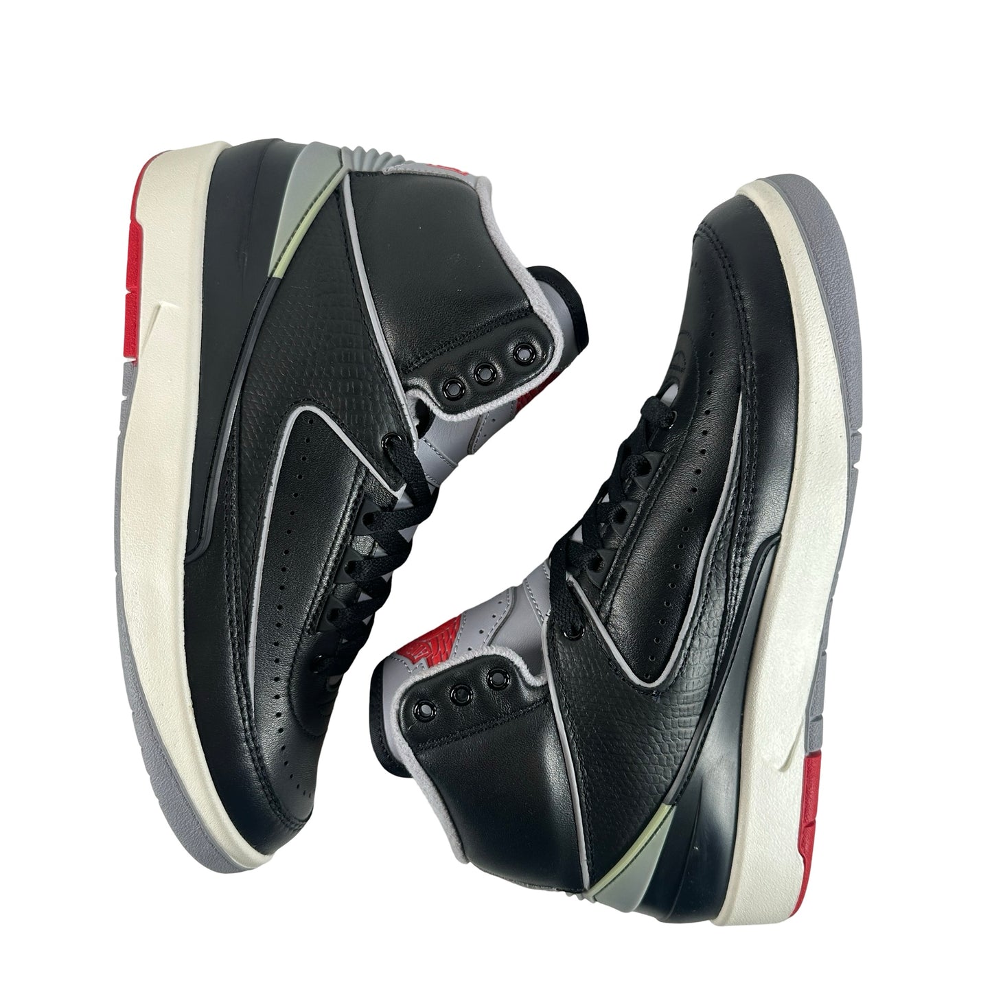 DQ8562 001 Jordan 2 Retro Black Cement (GS) [CONDITIONAL] -  7 Y (Yellowing)