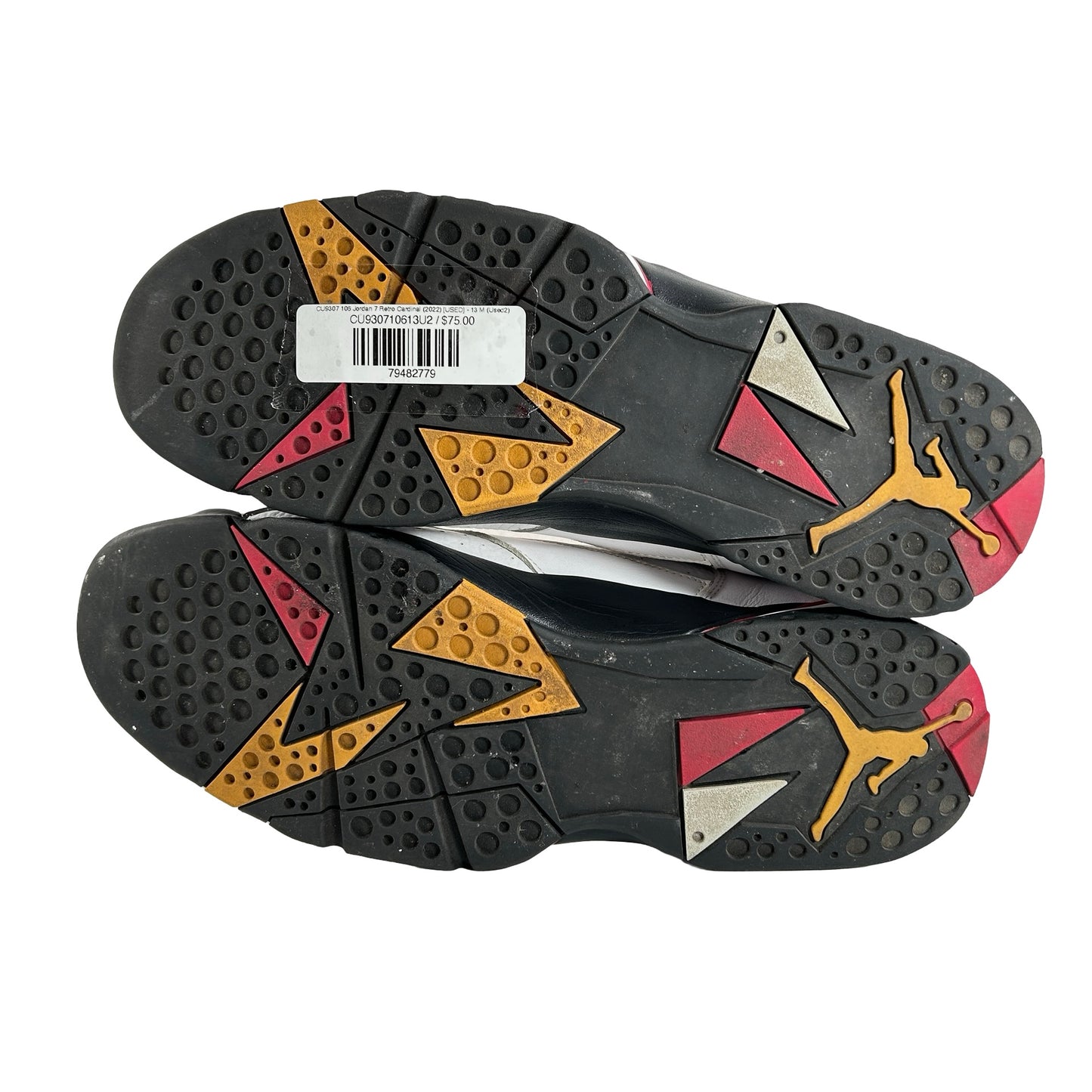 CU9307 106 Jordan 7 Retro Cardinal (2022) [USED] - 13 M (Used2)