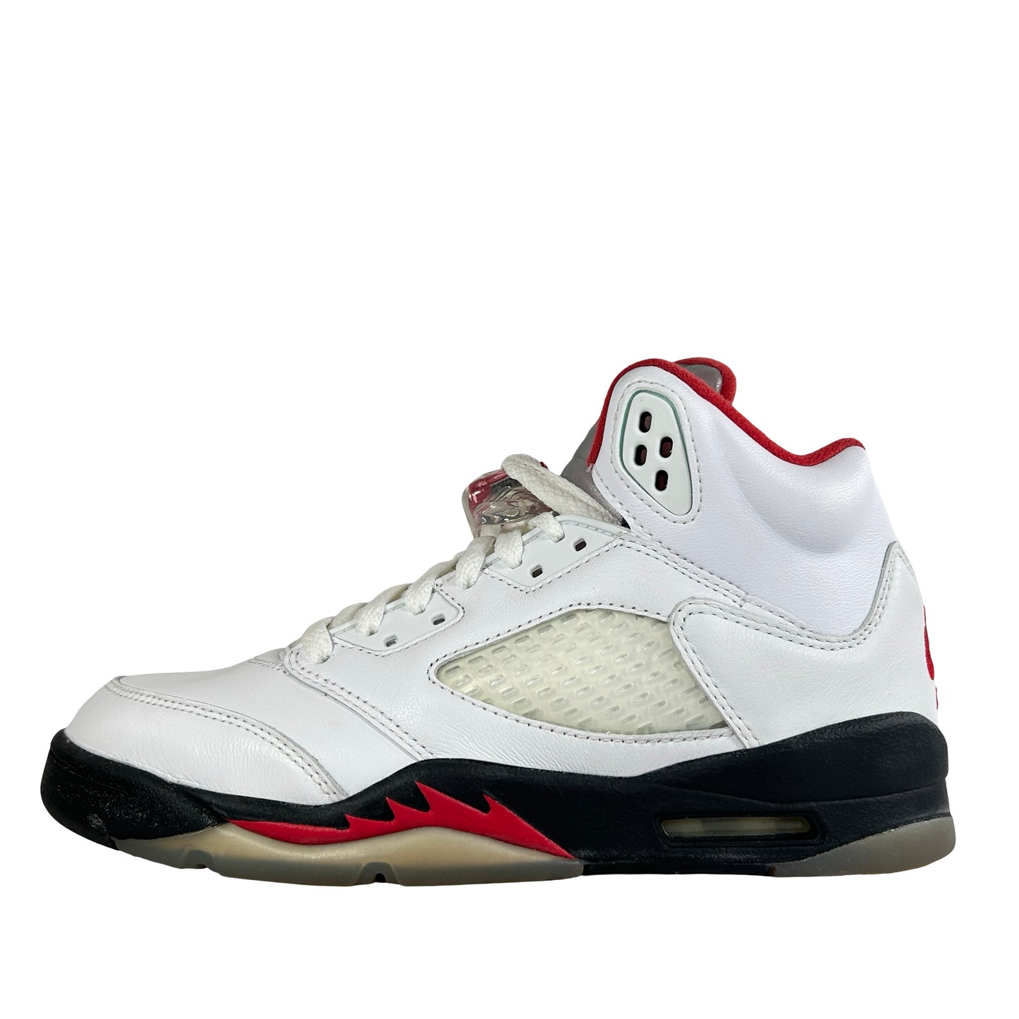 440888 102 Jordan 5 Retro Fire Rojo Plata Lengua (2020) (GS)