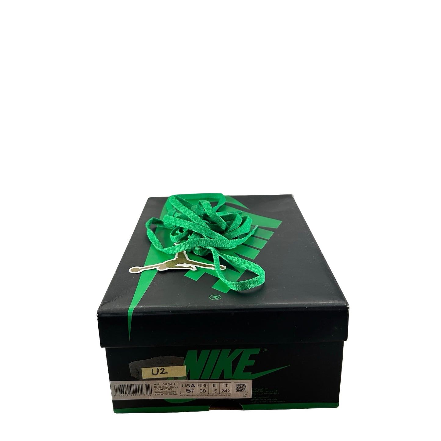 FD1437 031 Jordan 1 Retro High OG Lucky Green (GS) [USED] - 5.5 Y (Used2)