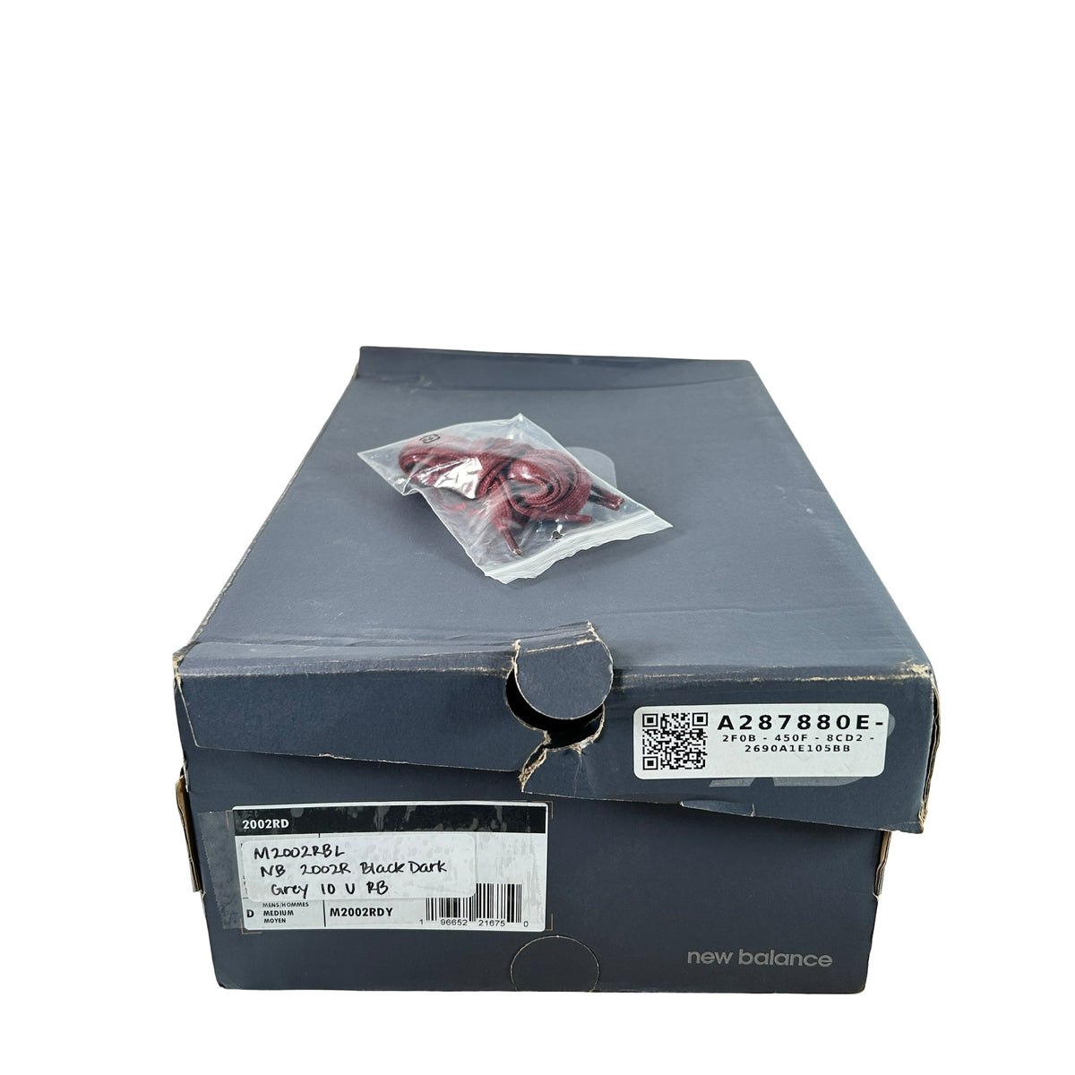 M2002RBL New Balance 2002R Black Dark Grey [USED] - 10 M (Used) (Replace Box)
