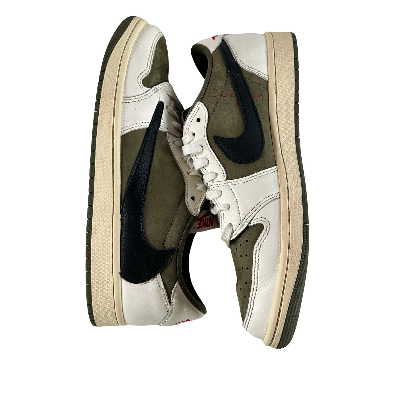 DM7866 200 Jordan 1 Retro Low OG SP Travis Scott Medium Olive [USED] - 10 M (Used5)
