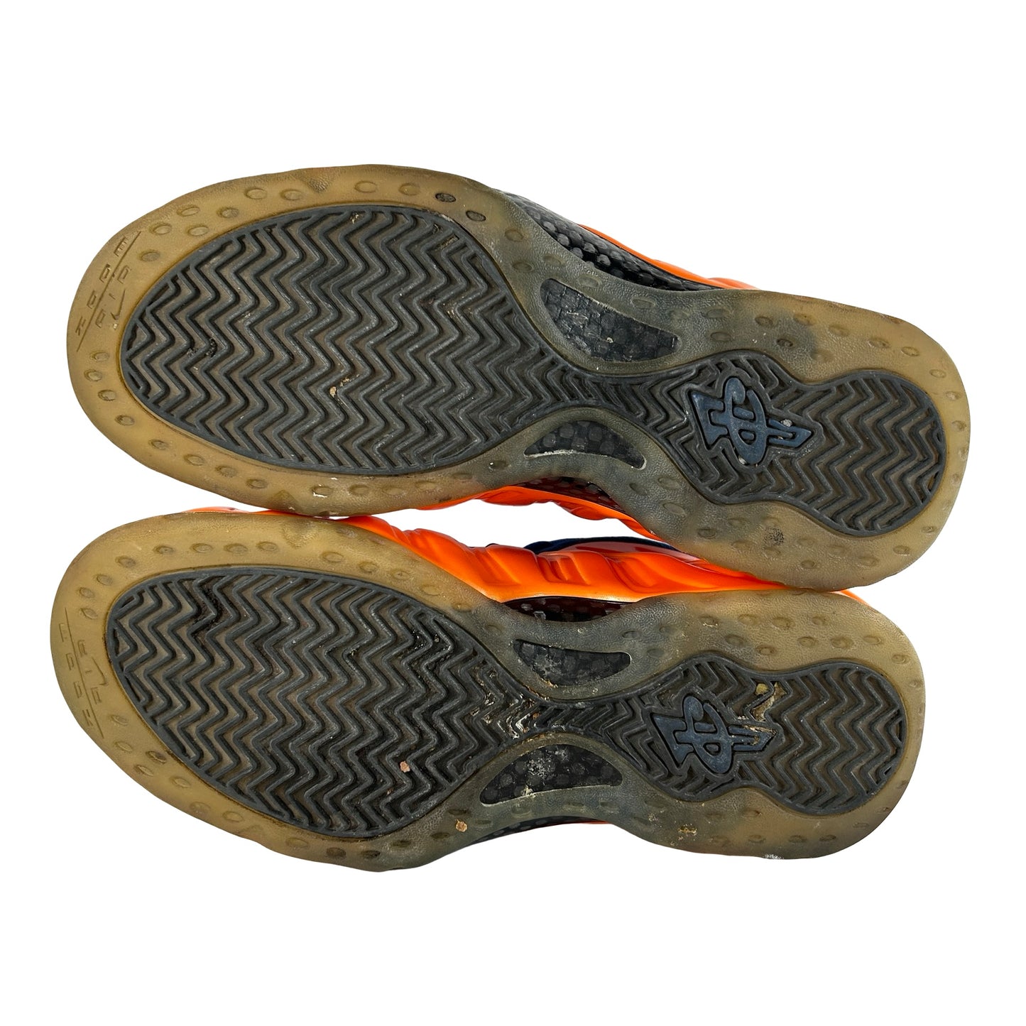 314896 801 Nike Air Foamposite One Knicks [USED] - 9.5 M (Used) (No Box)