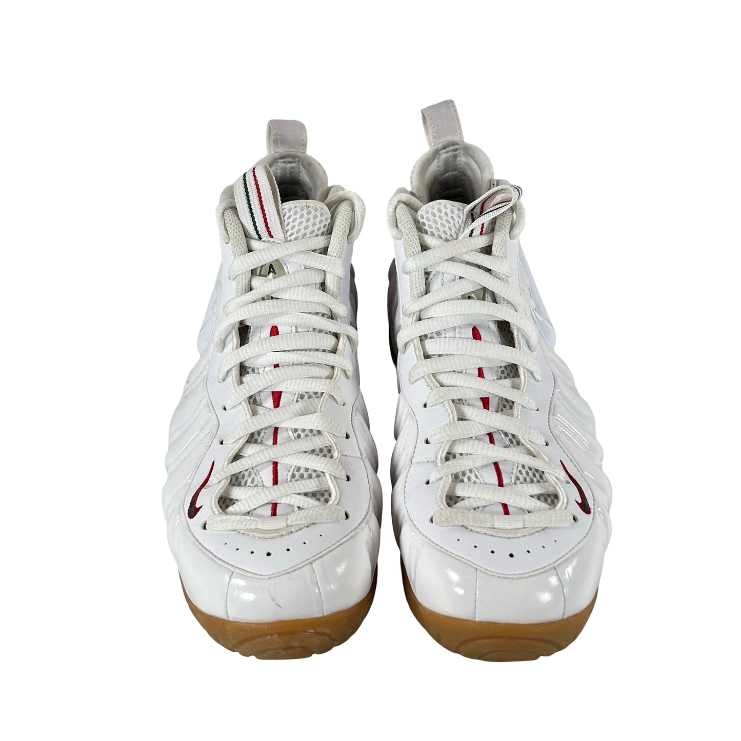 624041 102 Nike Air Foamposite Pro White Gucci [USED] - 10 M (Used)