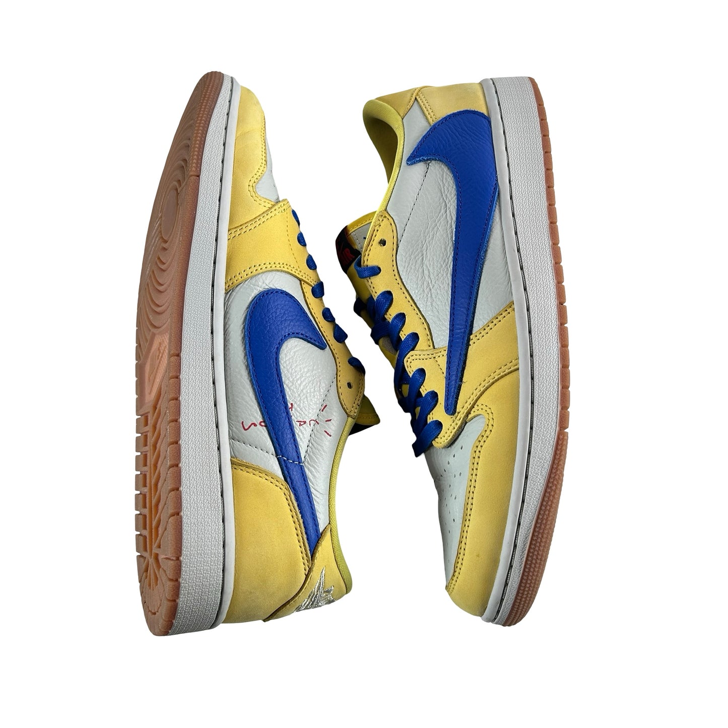 DZ4137 700 Jordan 1 Retro Low OG SP Travis Scott Canary (Women's) [USED] - 11.5 W (Used)