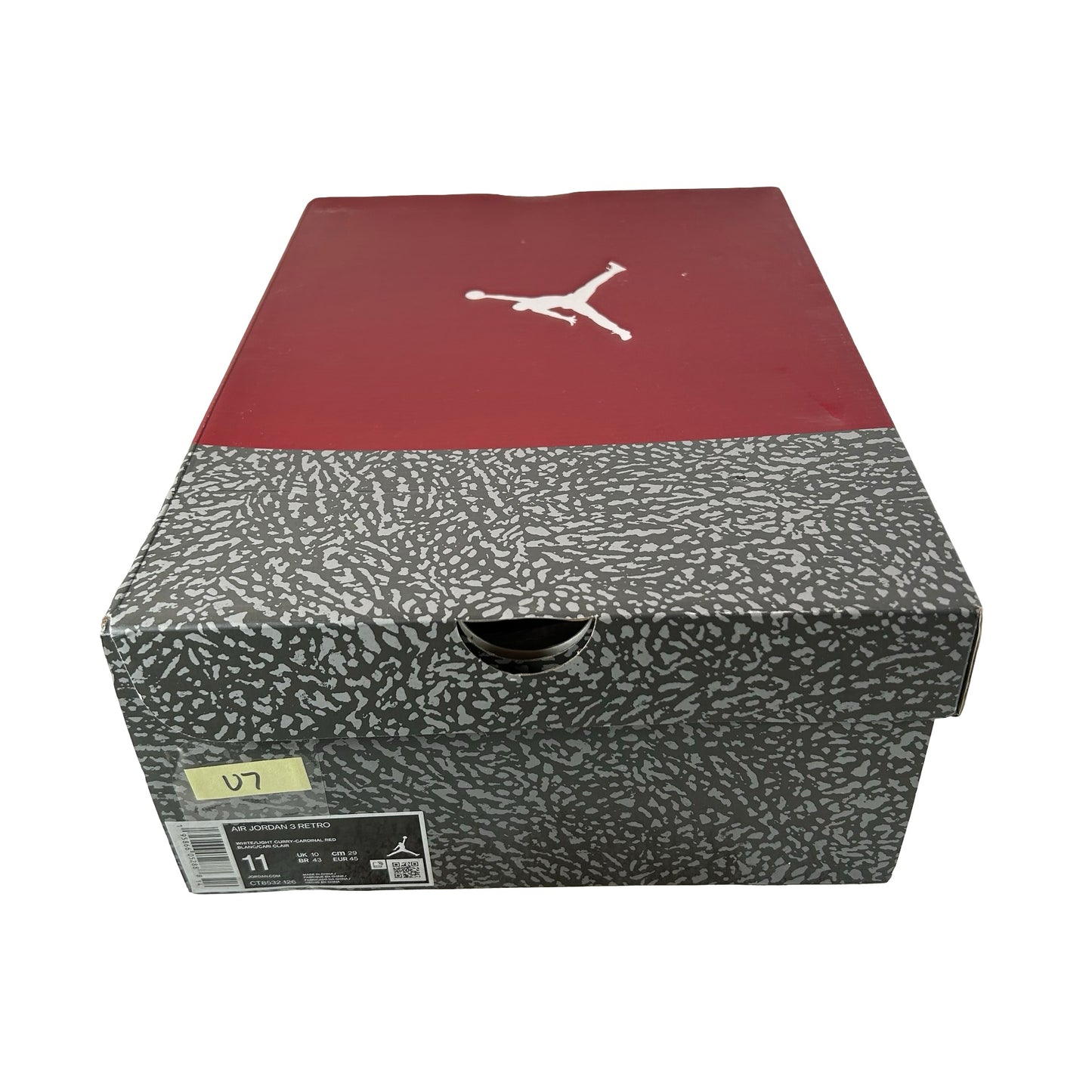 CT8532 126 Jordan 3 Retro Cardinal Red [USED] - 11 M (Used7)