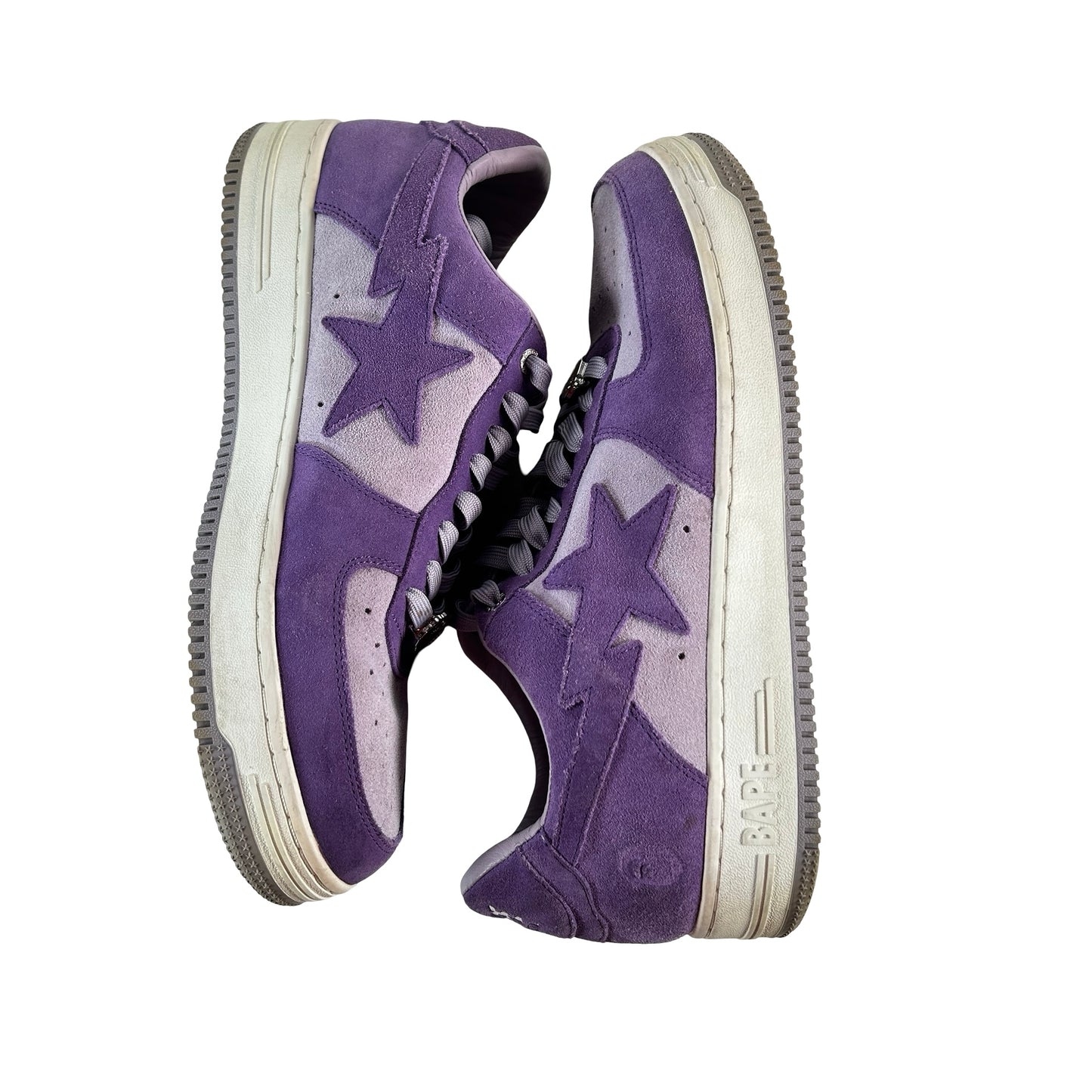 1I70 191 008 A Bathing Ape Bape Sta Suede Purple (2022) [USED] - 12 M (Used)