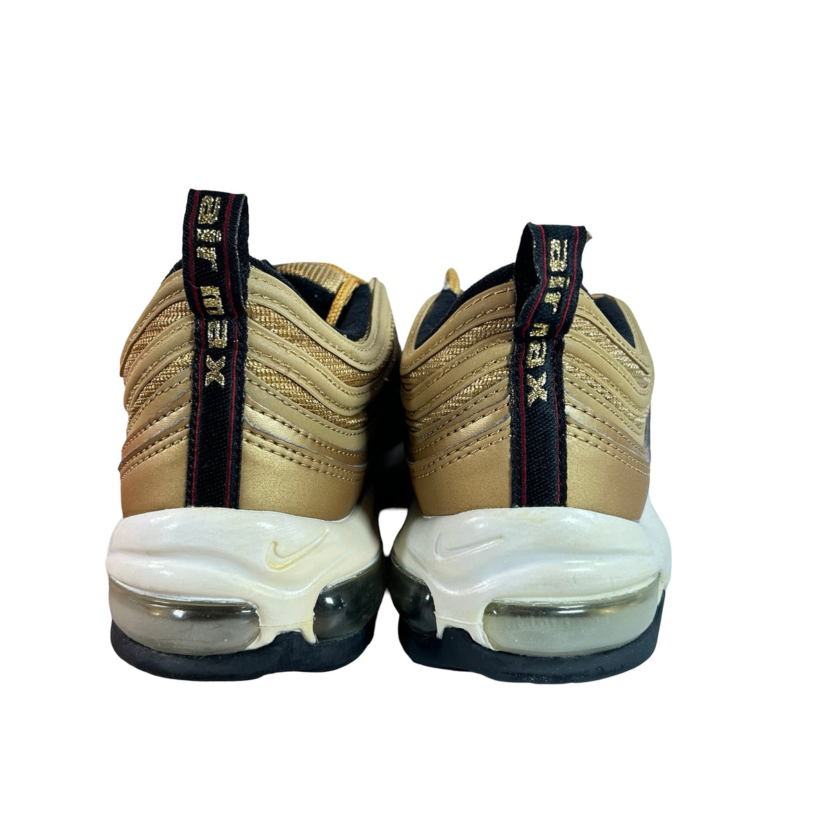 884421 700 Nike Air Max 97 Metallic Gold (2017/2018) - 10 M (Yellowing)