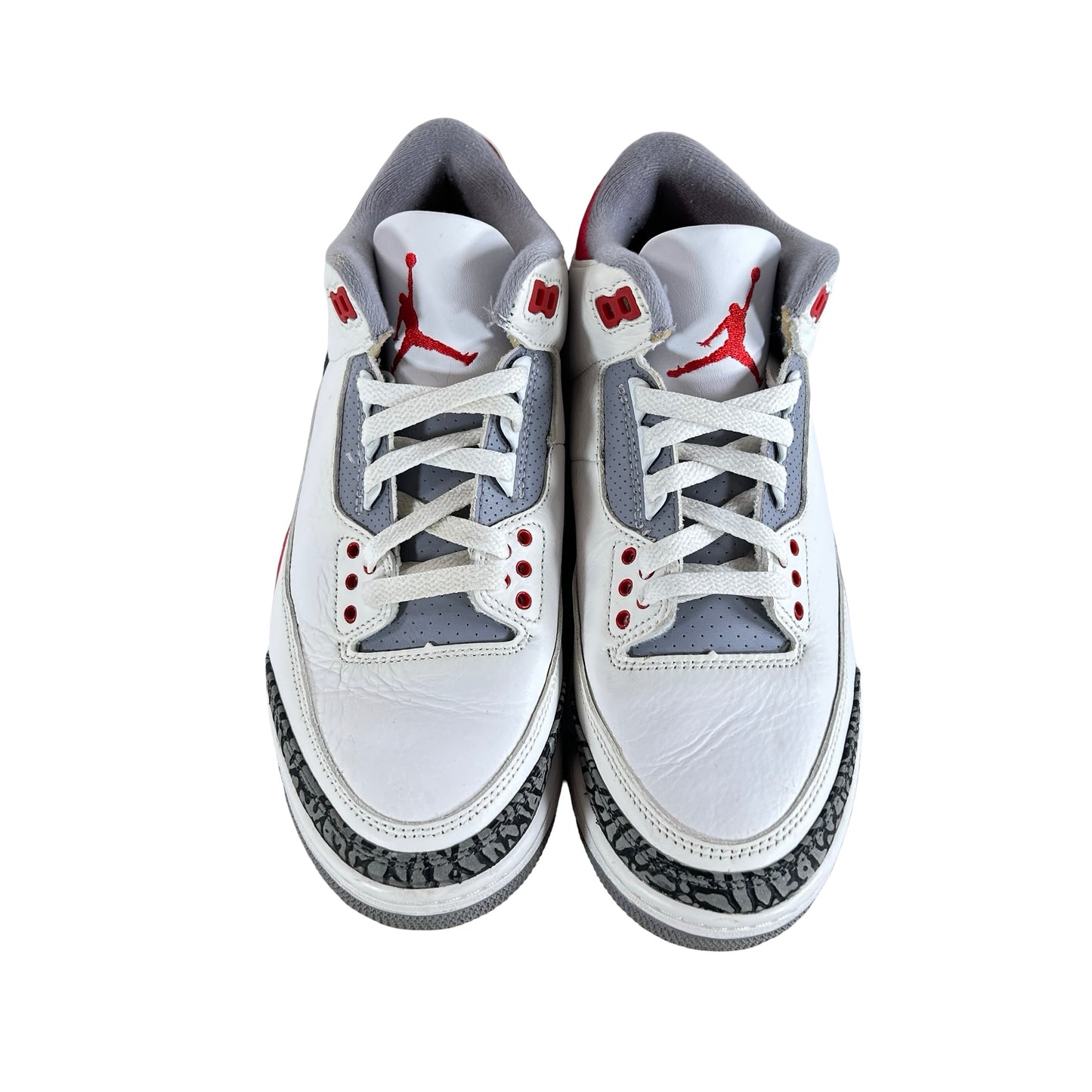 DN3707 160 Jordan 3 Retro Fire Red (2022) [USED] - 7.5 M (Used) (No Box)