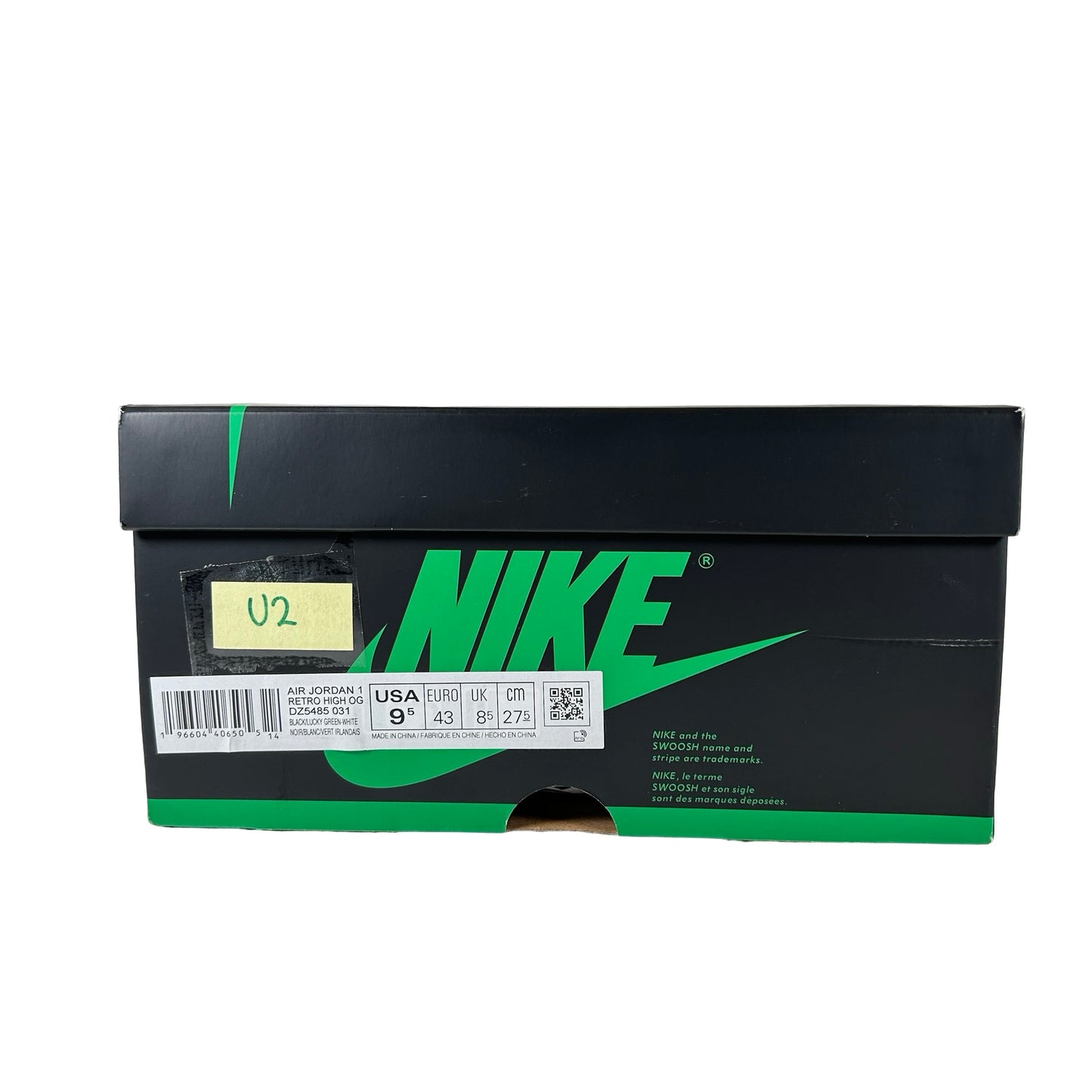 DZ5485 031 Jordan 1 Retro High OG Lucky Green [USED] - 9.5 M (Used2)