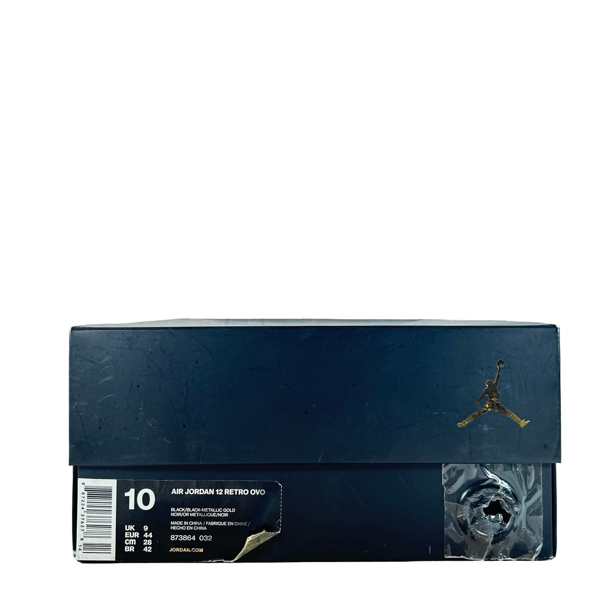 873864 032 Jordan 12 Retro OVO Black [USED] - 10 M (Used)