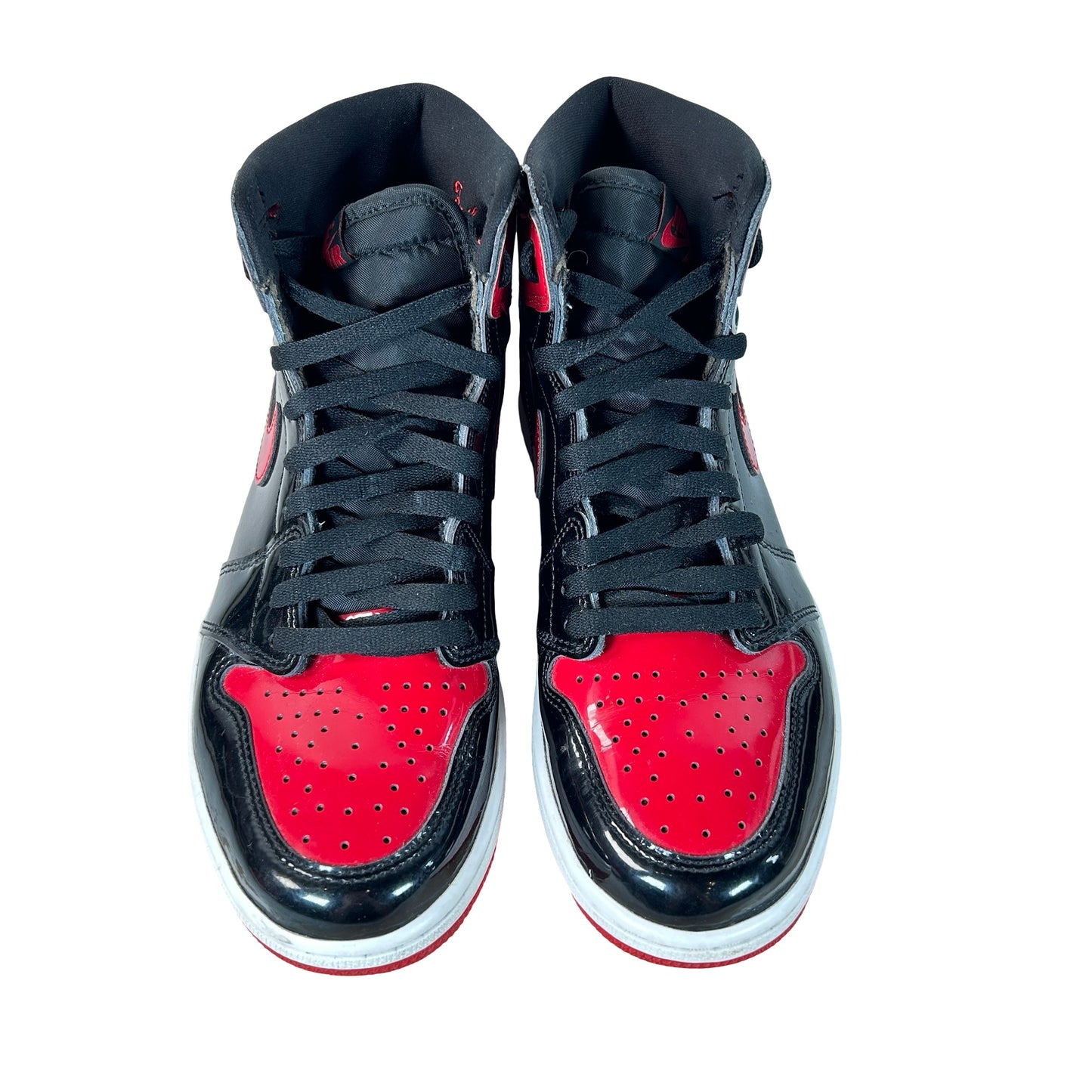 555088 063 Jordan 1 Retro High OG Patent Bred [USED] - 9.5 M (Used2) (No Box2)