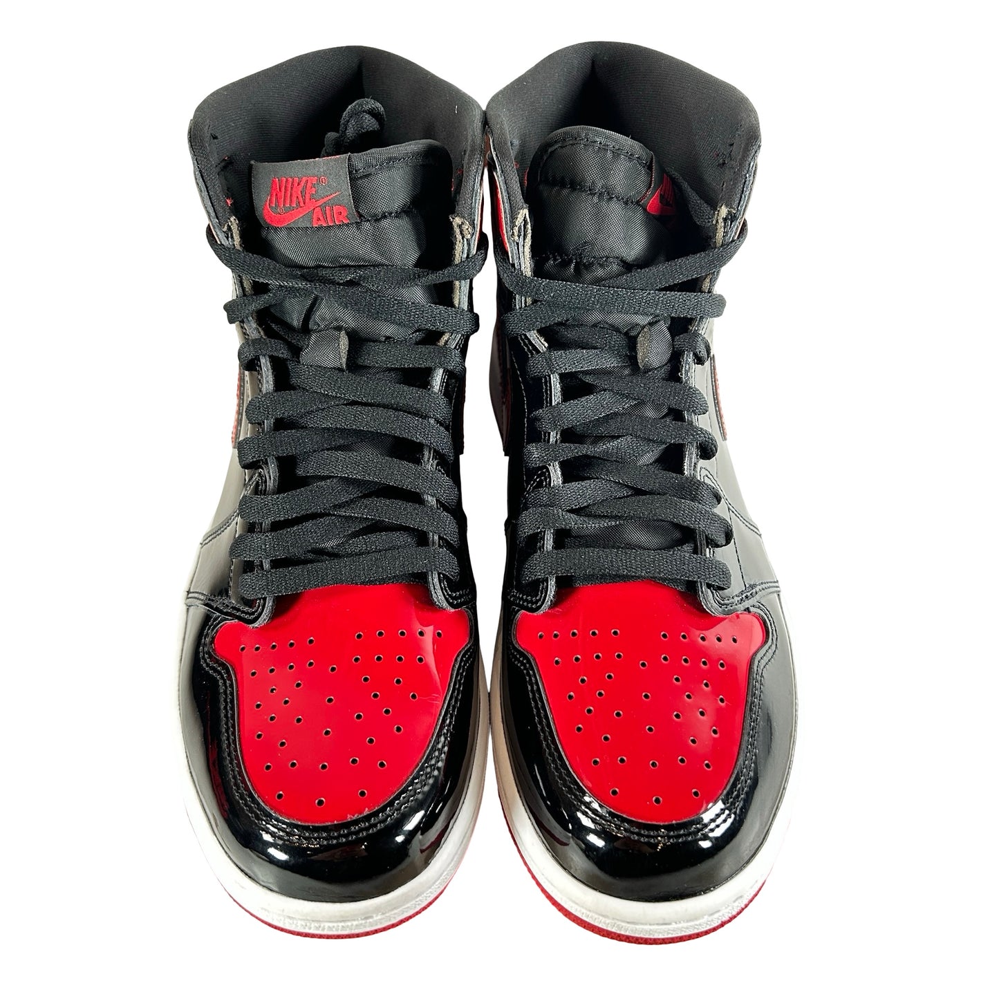555088 063 Jordan 1 Retro High OG Patent Bred [USED] - 10.5 M (Used10)