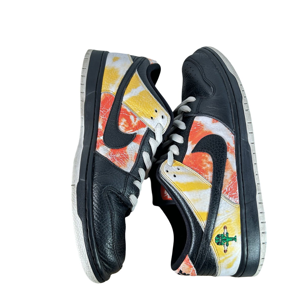 BQ6832 001 Nike SB Dunk Low Raygun Tie-Dye Black [USED] - 11 M (Used) (No Box)