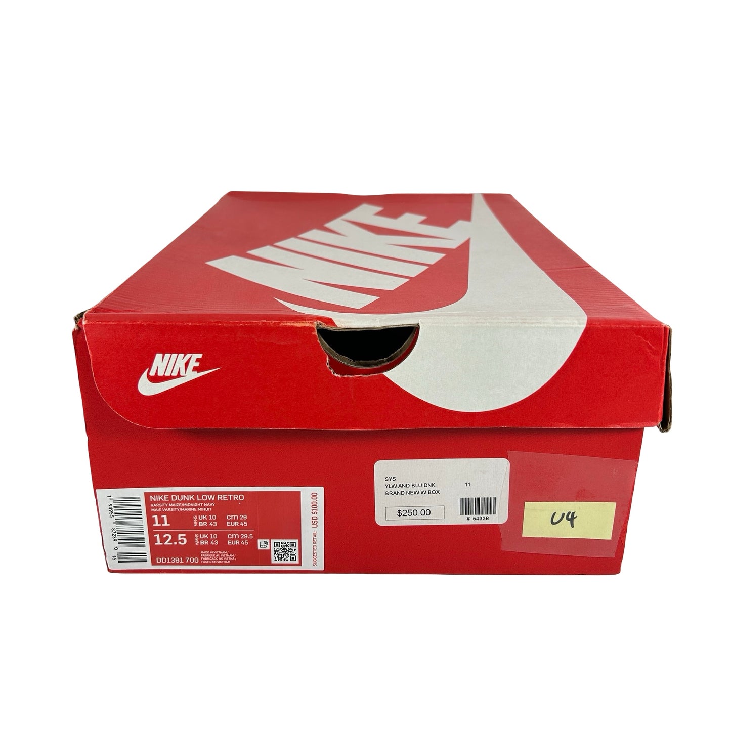 DD1391 700 Nike Dunk Low Michigan [USED] - 11 M (Used4)