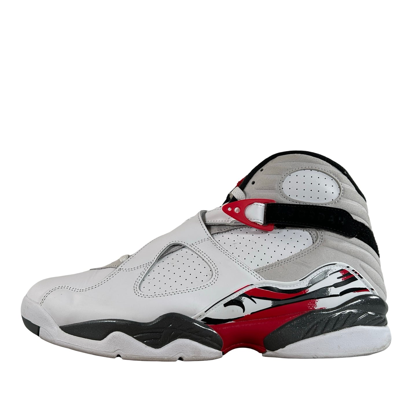 305381 100 Jordan 8 Retro White True Red (2025) [USED] - 12.5 M (No Box)